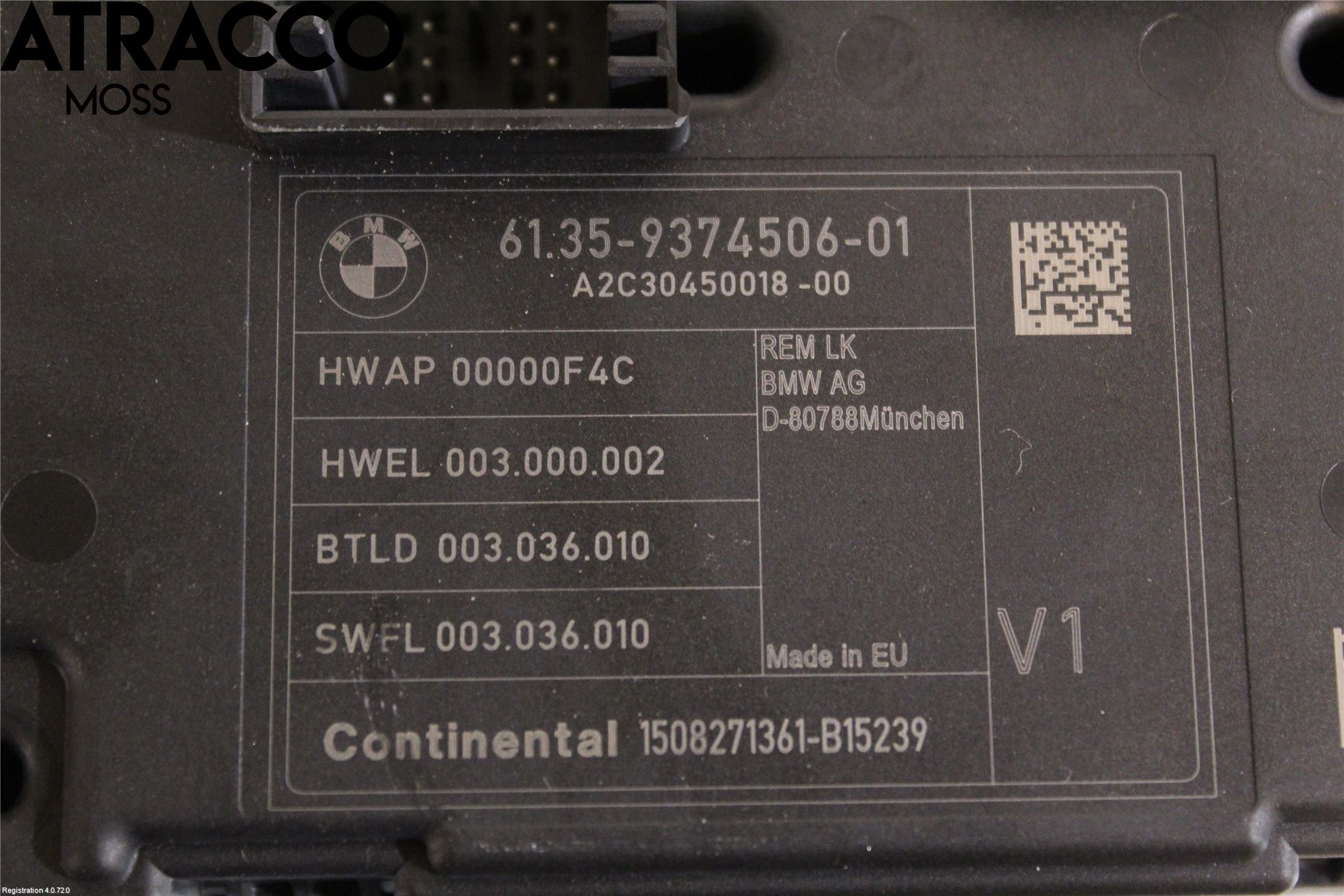 BMW 1 F20/F21 11-19 Styrenhet Övrigt