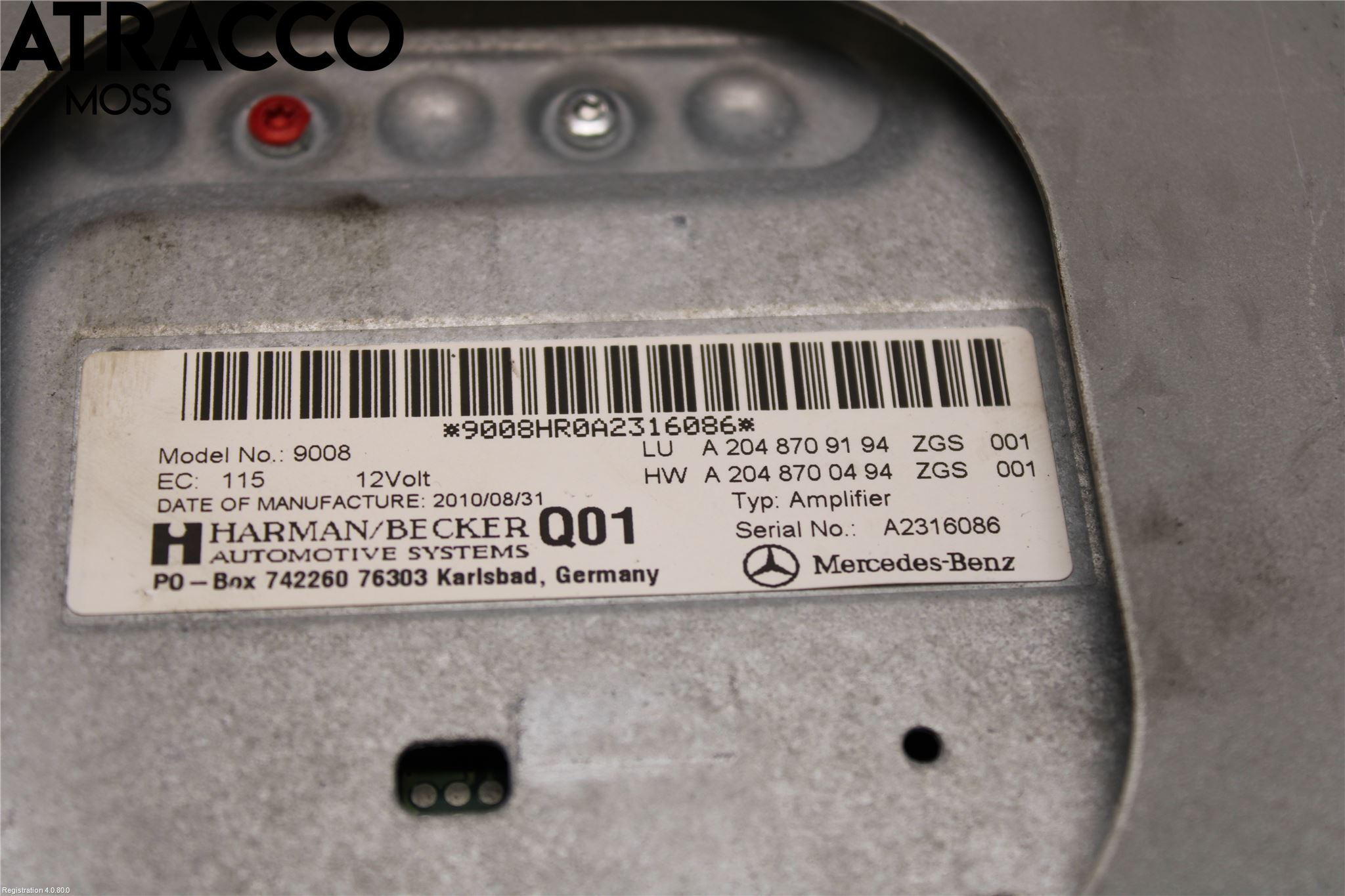 Mercedes-Benz MB C-KLASS (W204) 07-15 Radio Övrigt