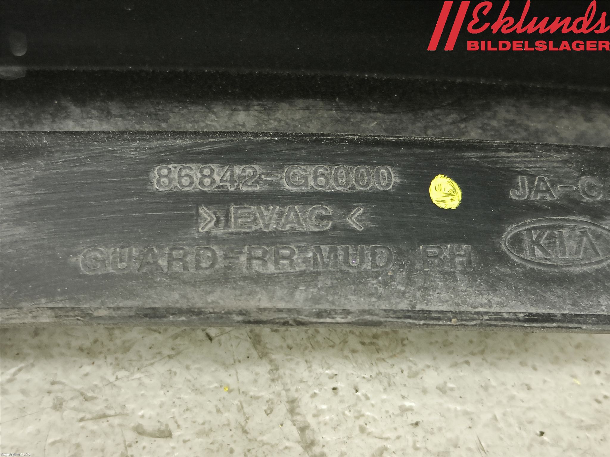 Kia PICANTO 17- Stänkskydd