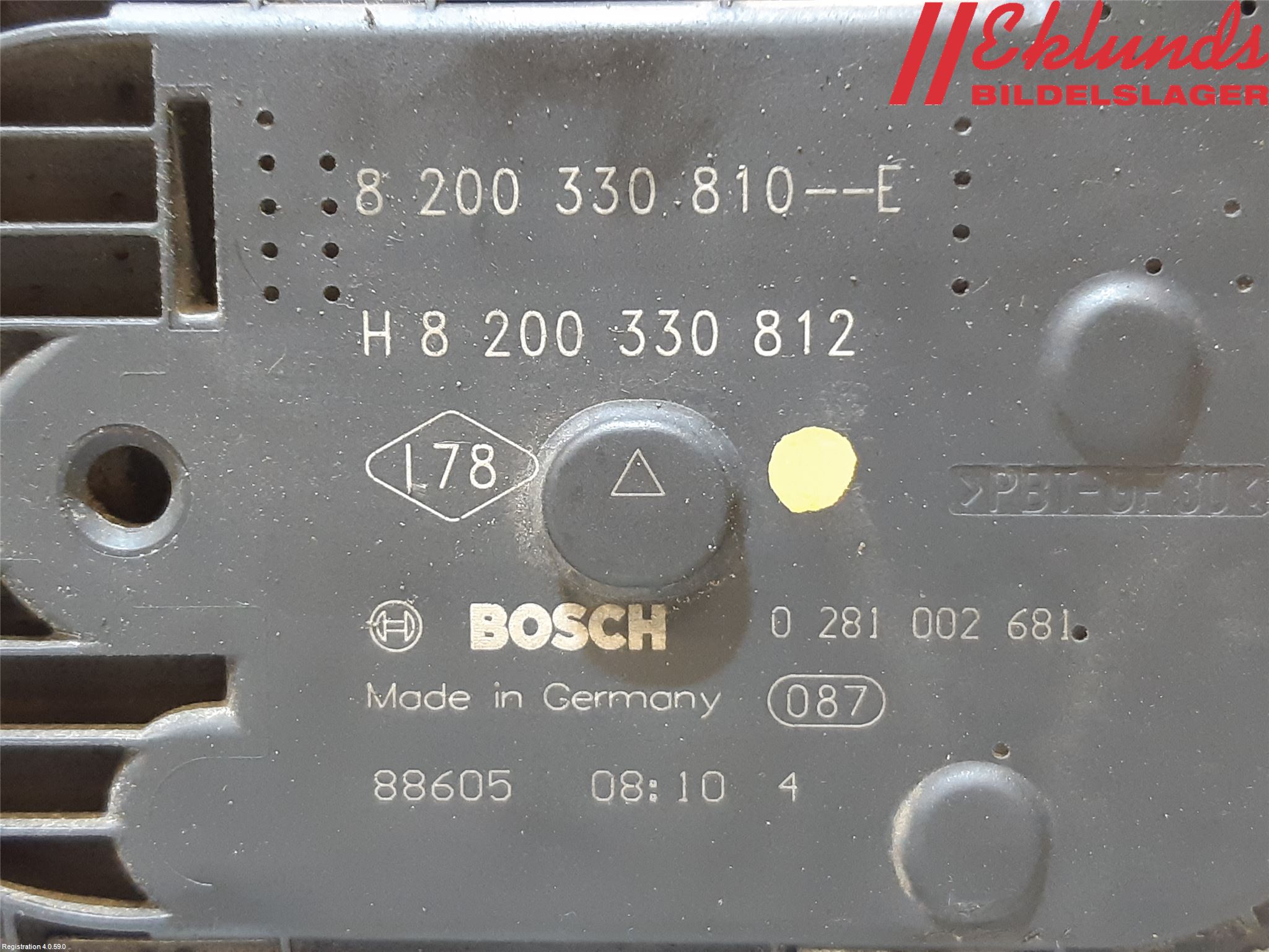 Opel VIVARO 01-14 Injspjällhus