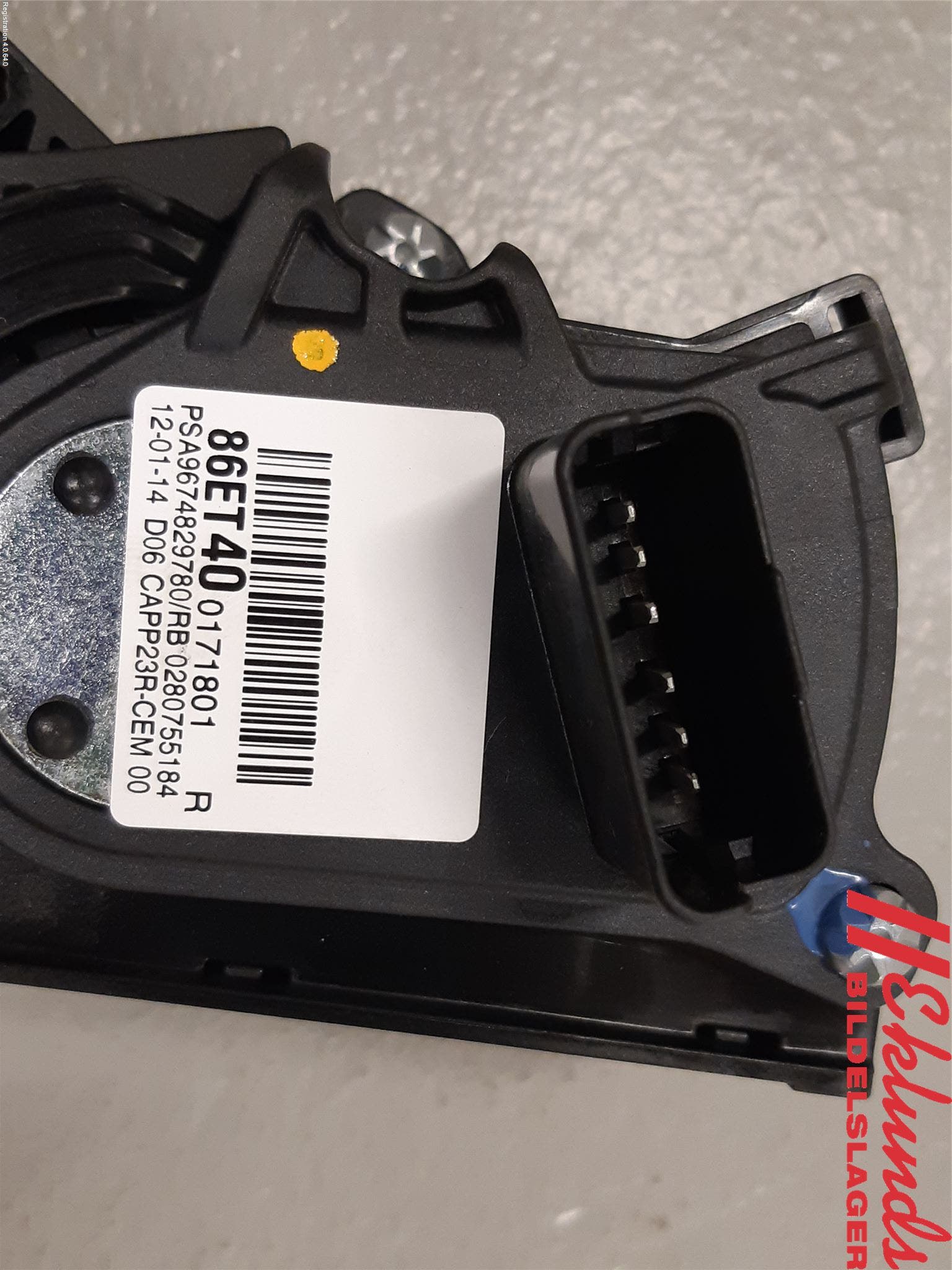 Citroen C4 PICASSO 14-18 Gaspedal