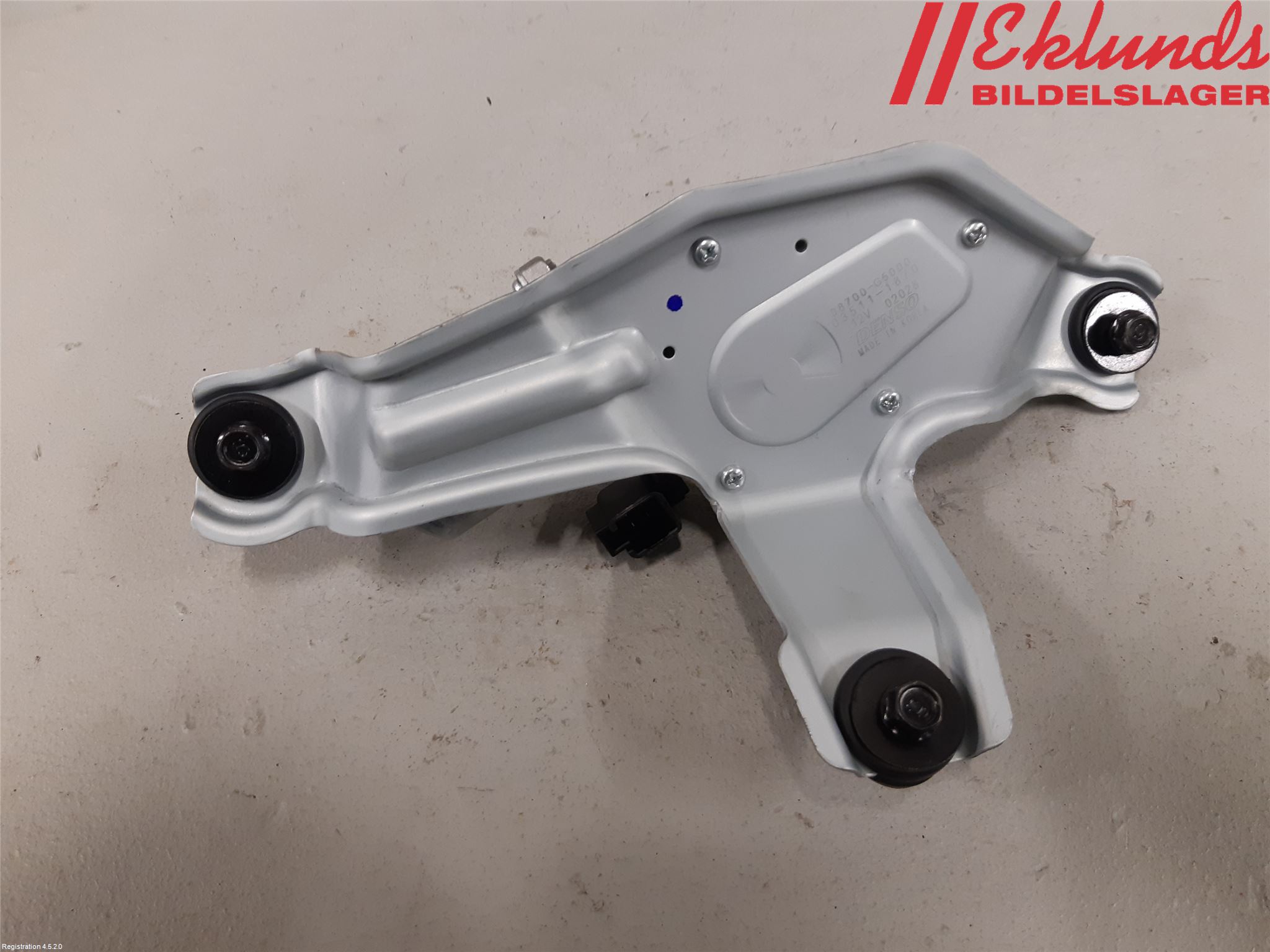 Kia NIRO (DE) 17-22 Torkarmotor Baklucka