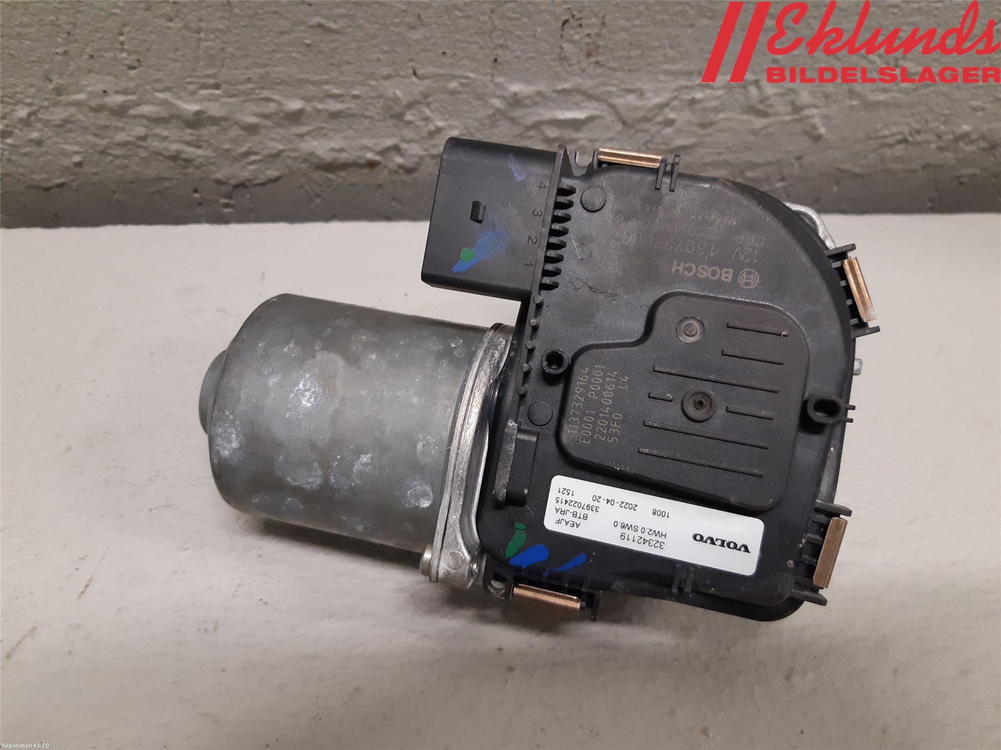 Volvo V90 17->> Torkarmotor Vindruta