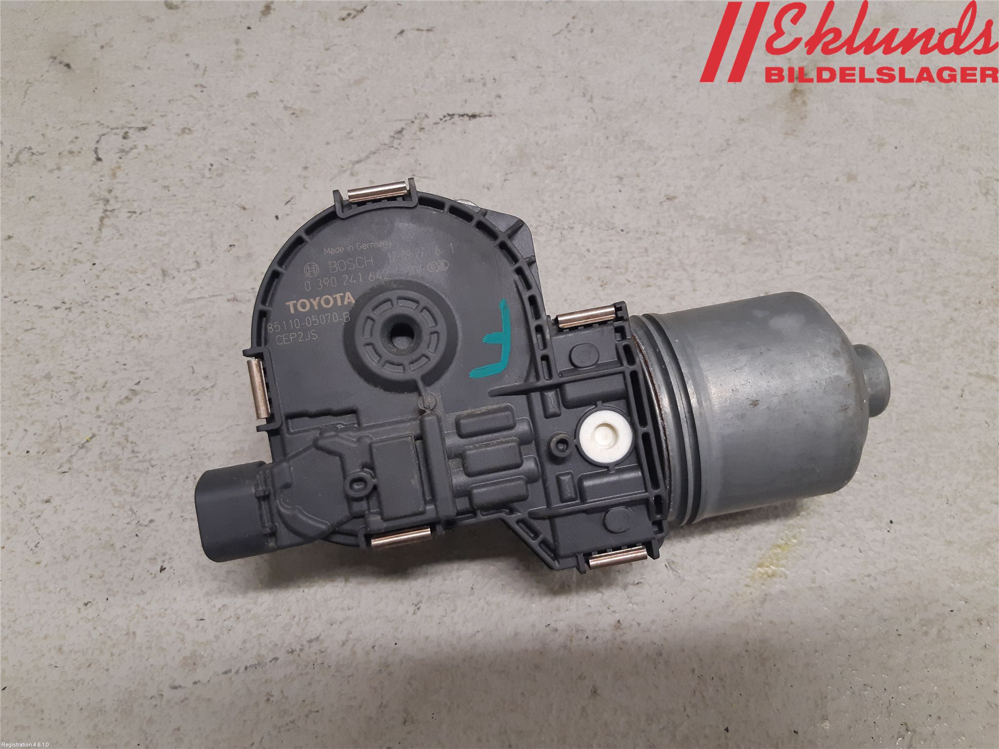 Toyota AVENSIS 09-15 Torkarmotor Vindruta