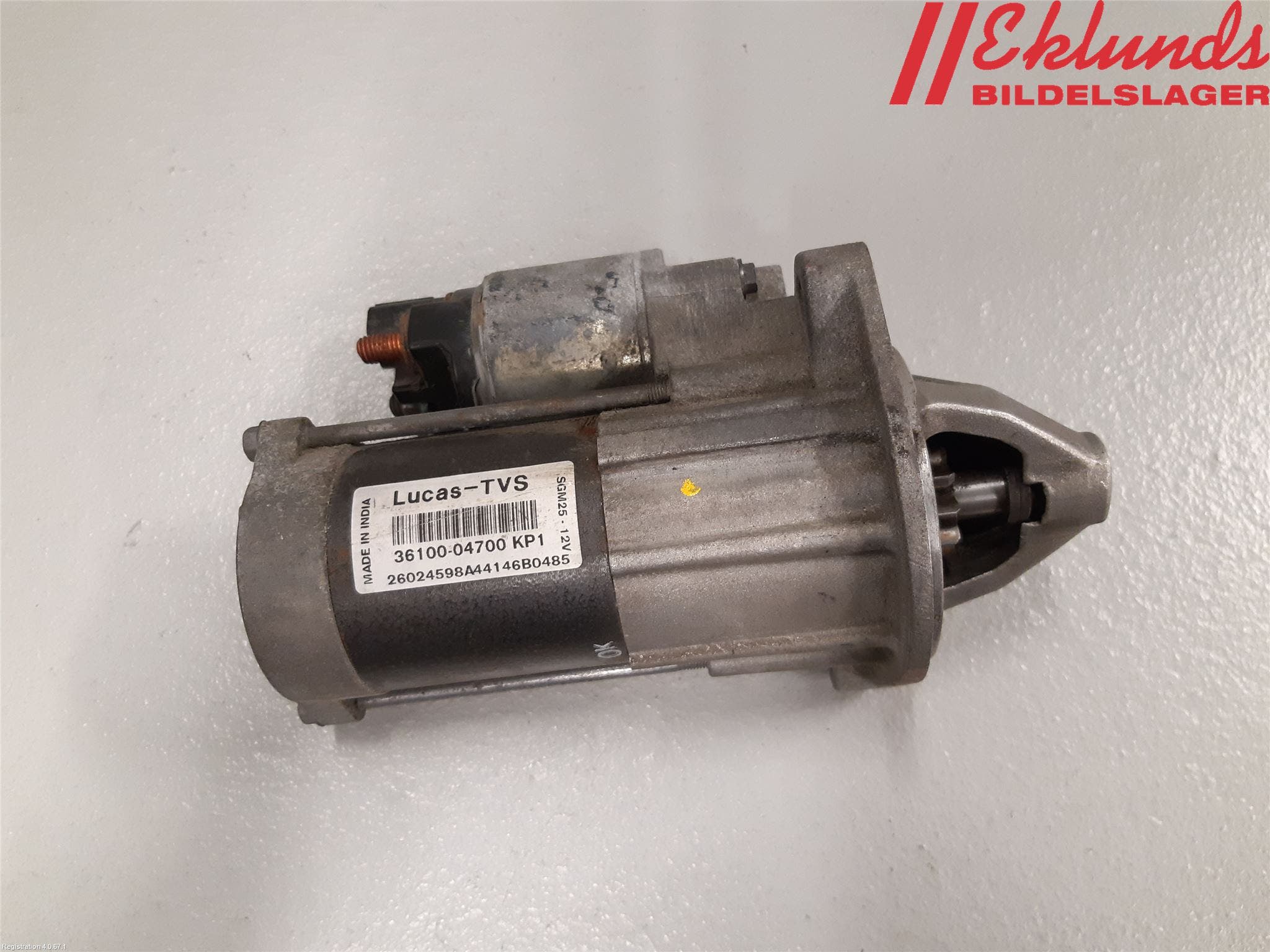 Hyundai i10 BA 14-16 Startmotor