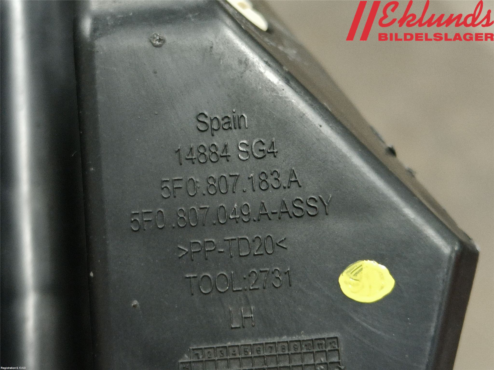 Seat LEON 13-20 Stötfångarfäste Fram Vä