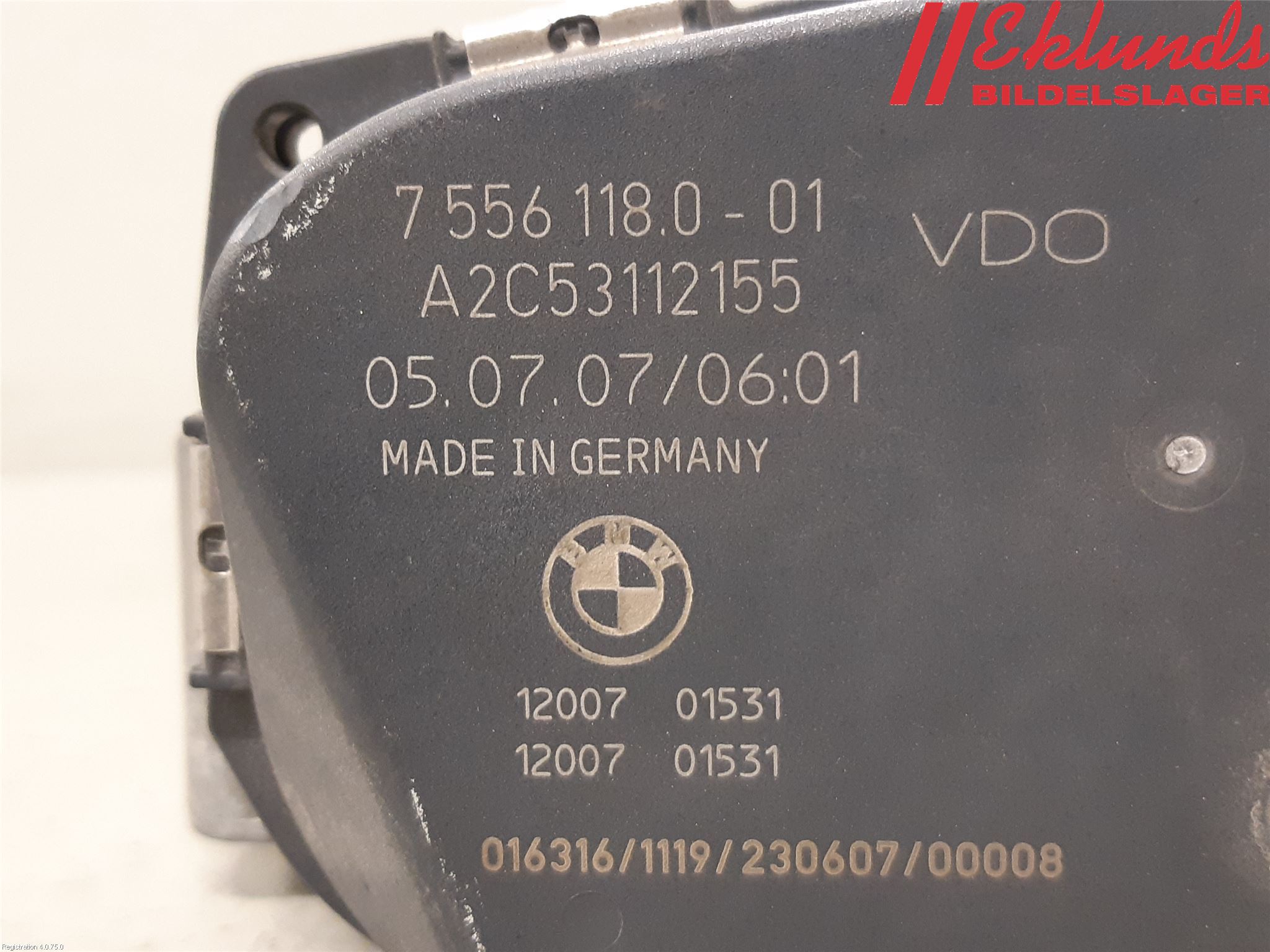 BMW 5 E60/61 Sed/Tou 02-10 Injspjällhus
