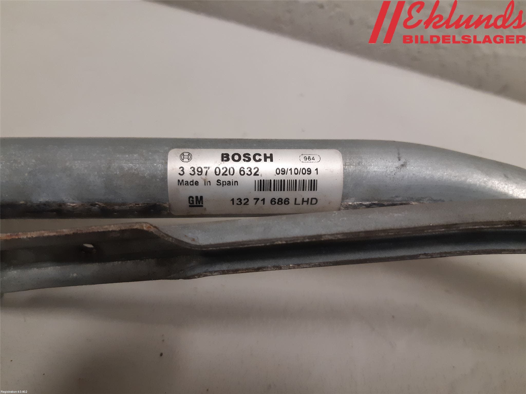 Opel ASTRA H 04-12 Torkarmekanism Vindruta