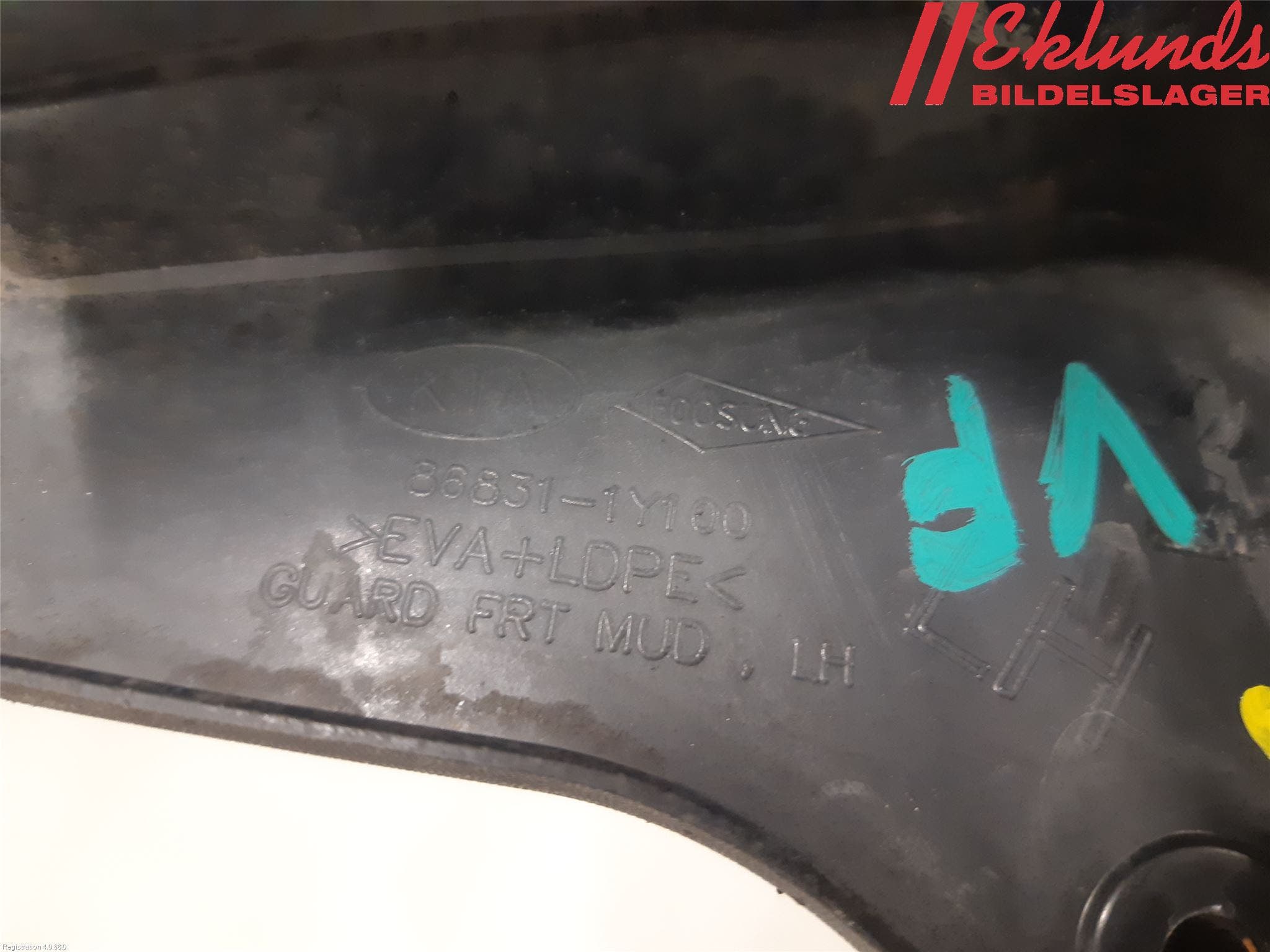 Kia PICANTO 12-17 Stänkskydd