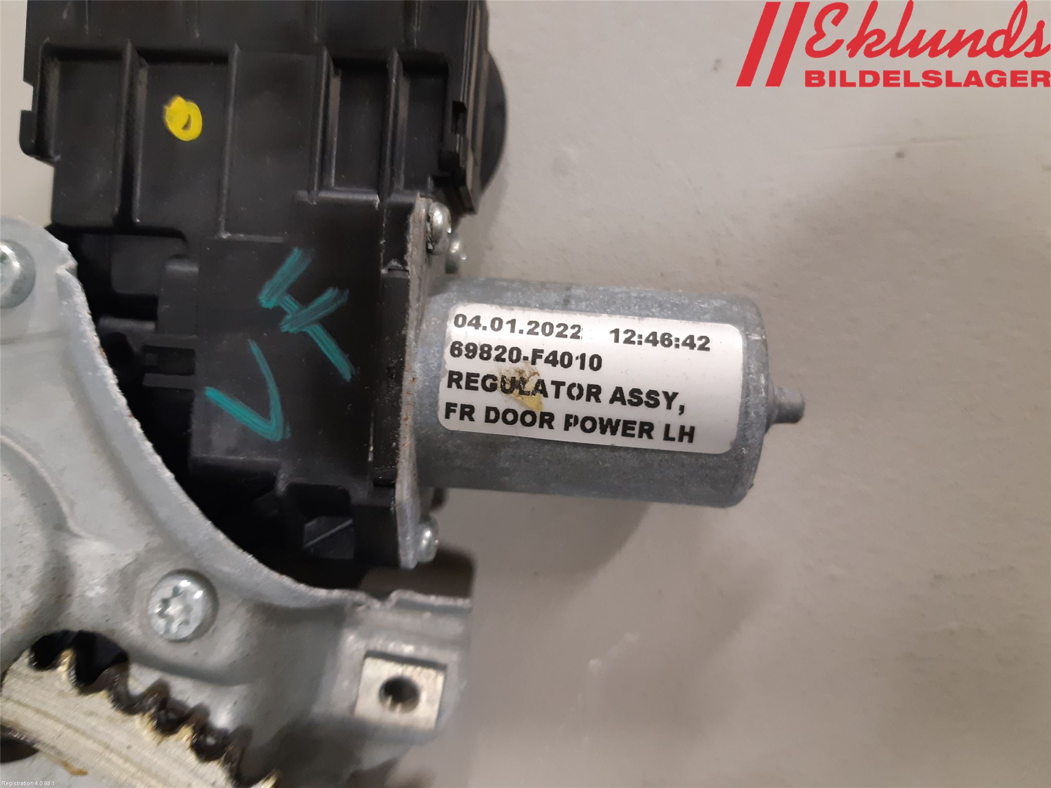 Toyota C-HR 16-23 Fönsterhissmekanism