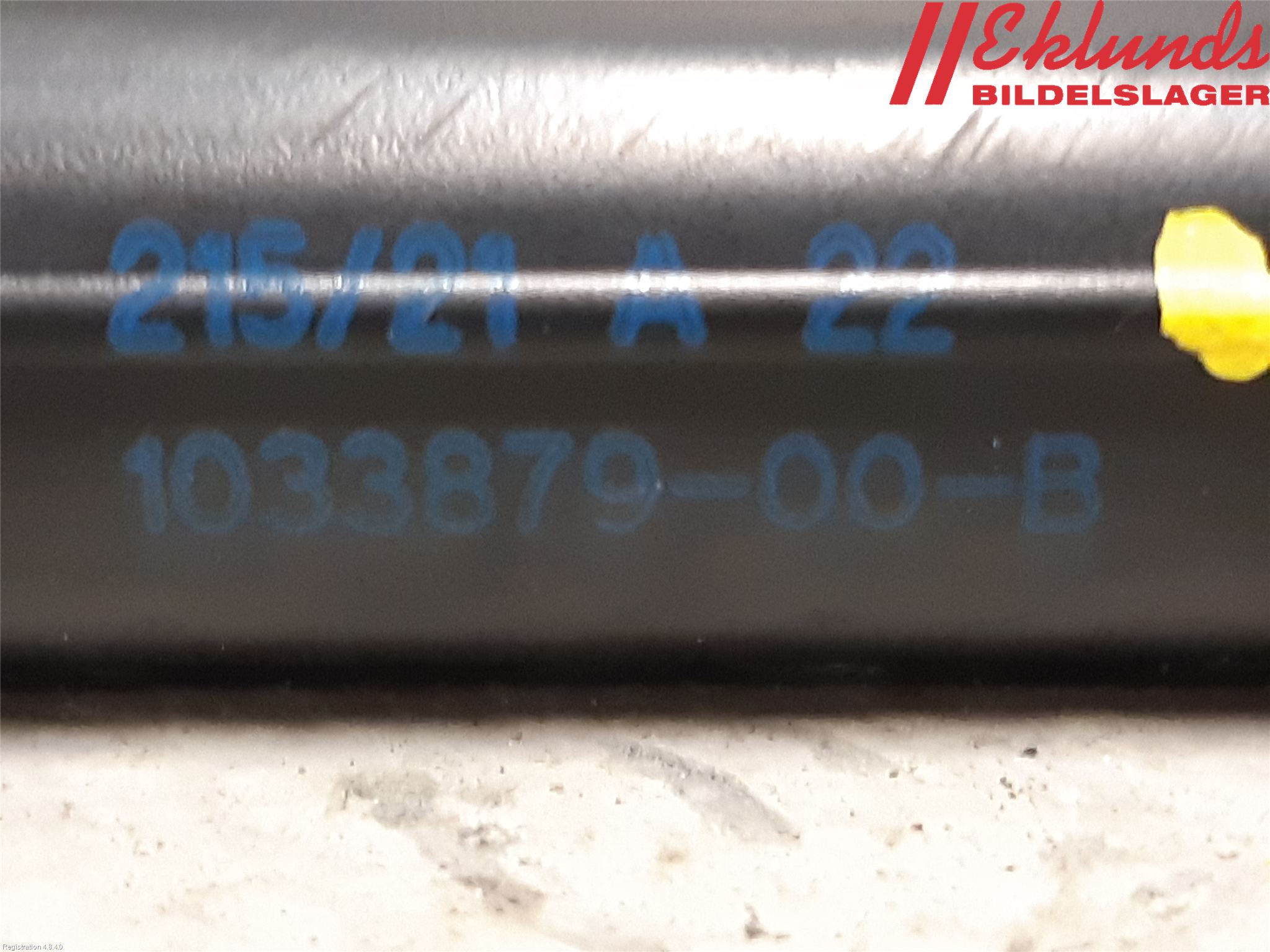 Tesla MODEL X 16- Gasfjäder Motorhuv