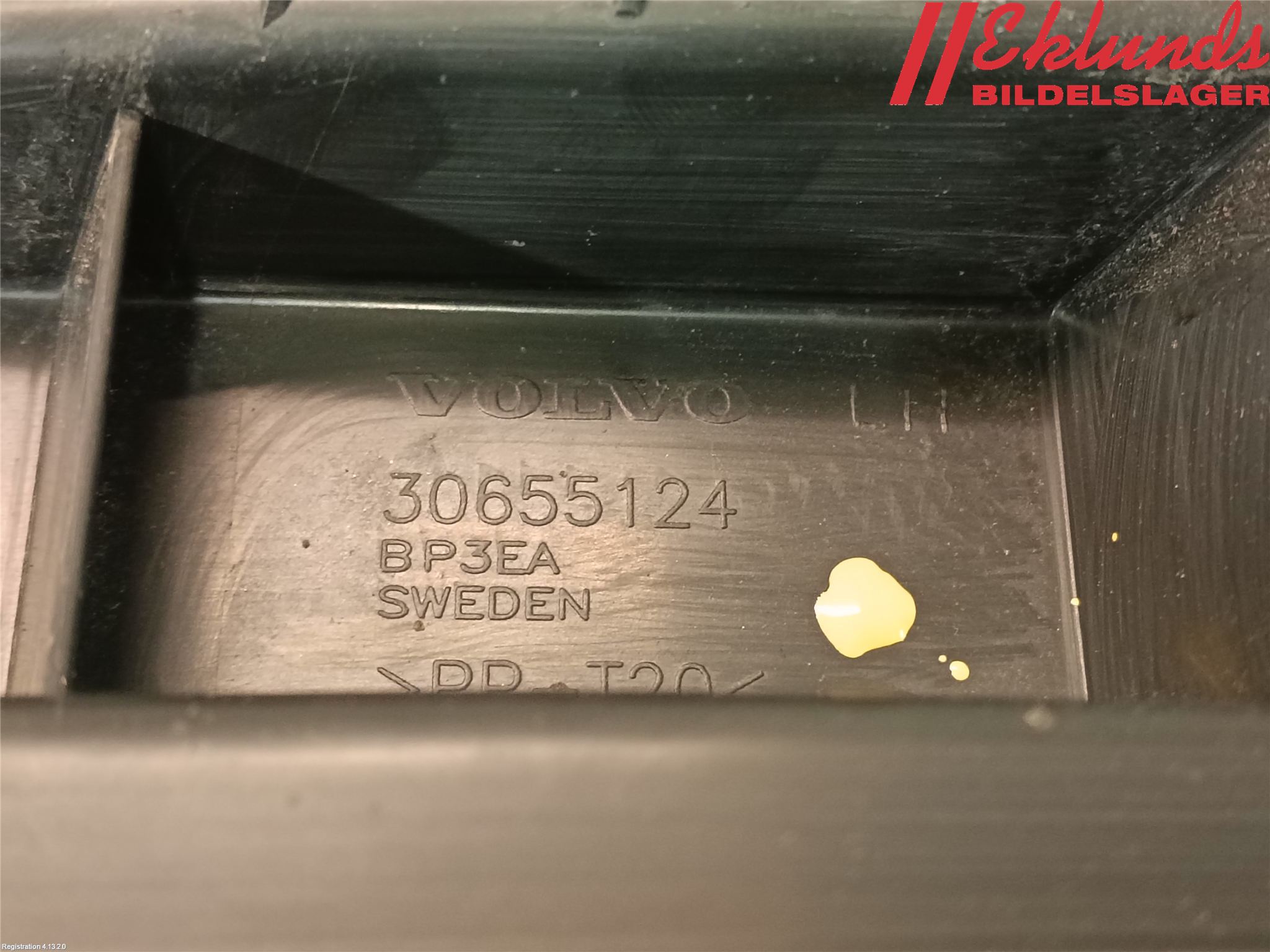 Volvo S80 07-13 Stötfångarfäste Bak Vä