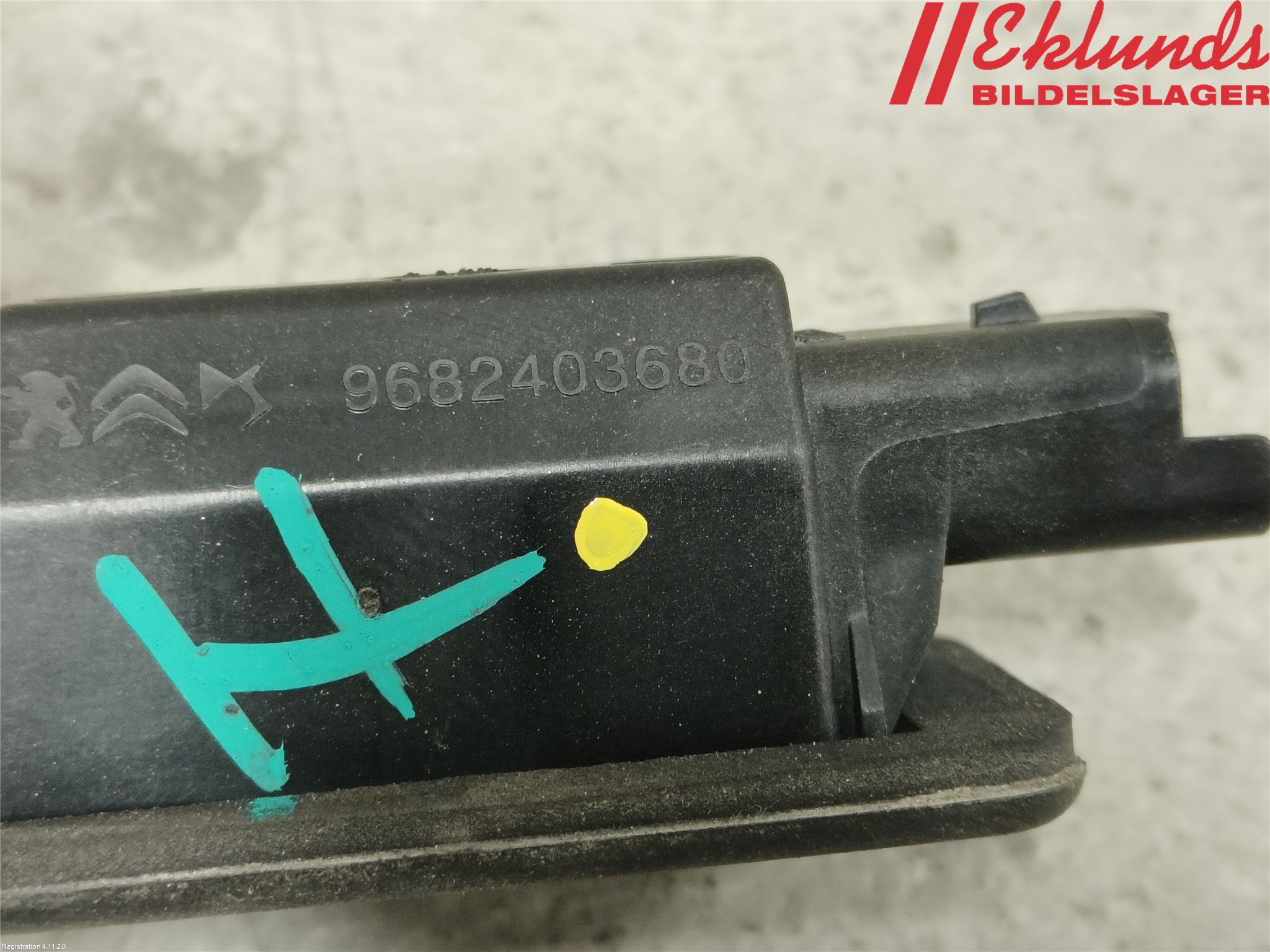 Peugeot 508 11-18 Skylt Belysning