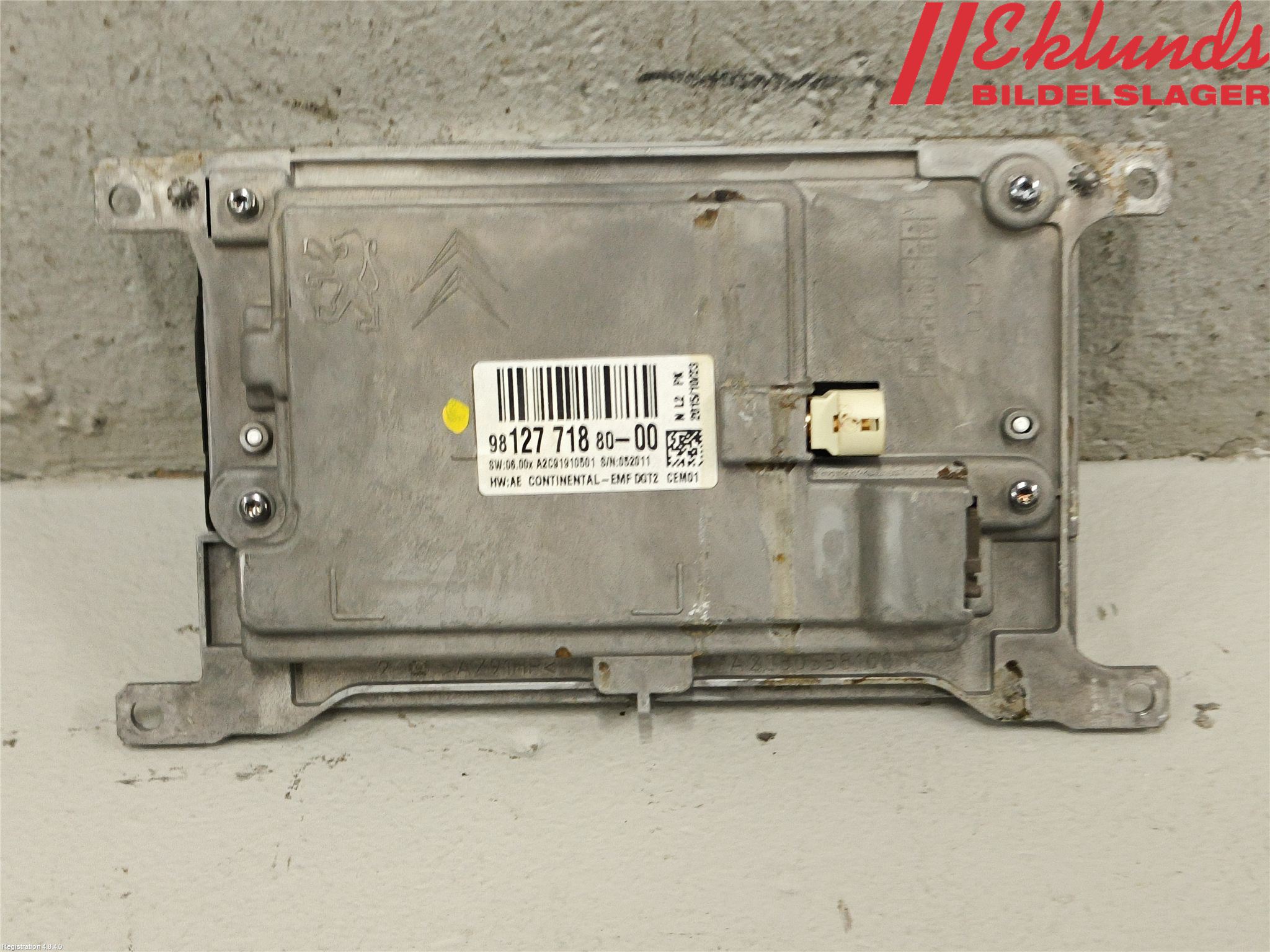 Peugeot 508 11-18 Bildskärm