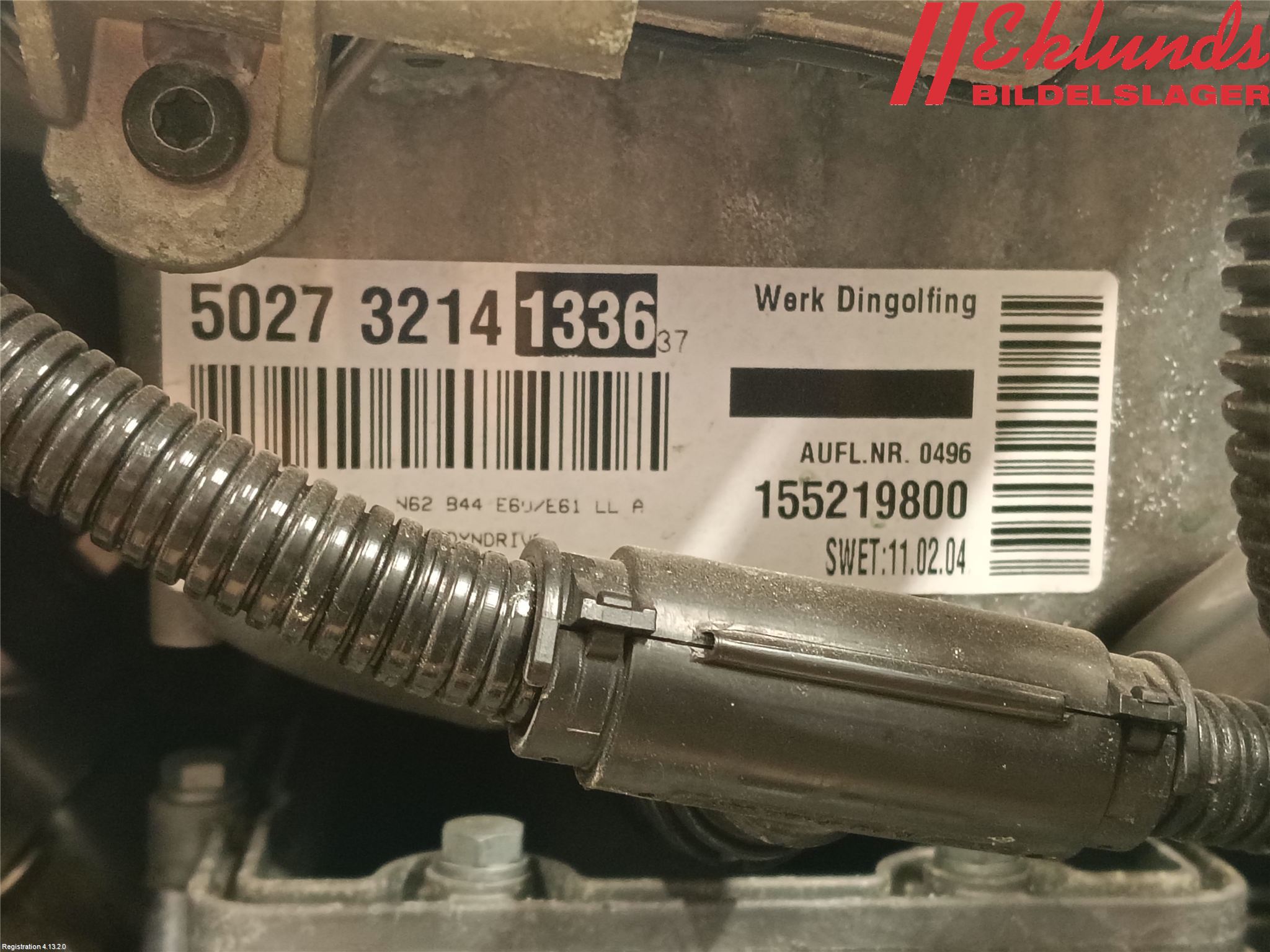 BMW 6 E63/64    02-10 Motor Bensin