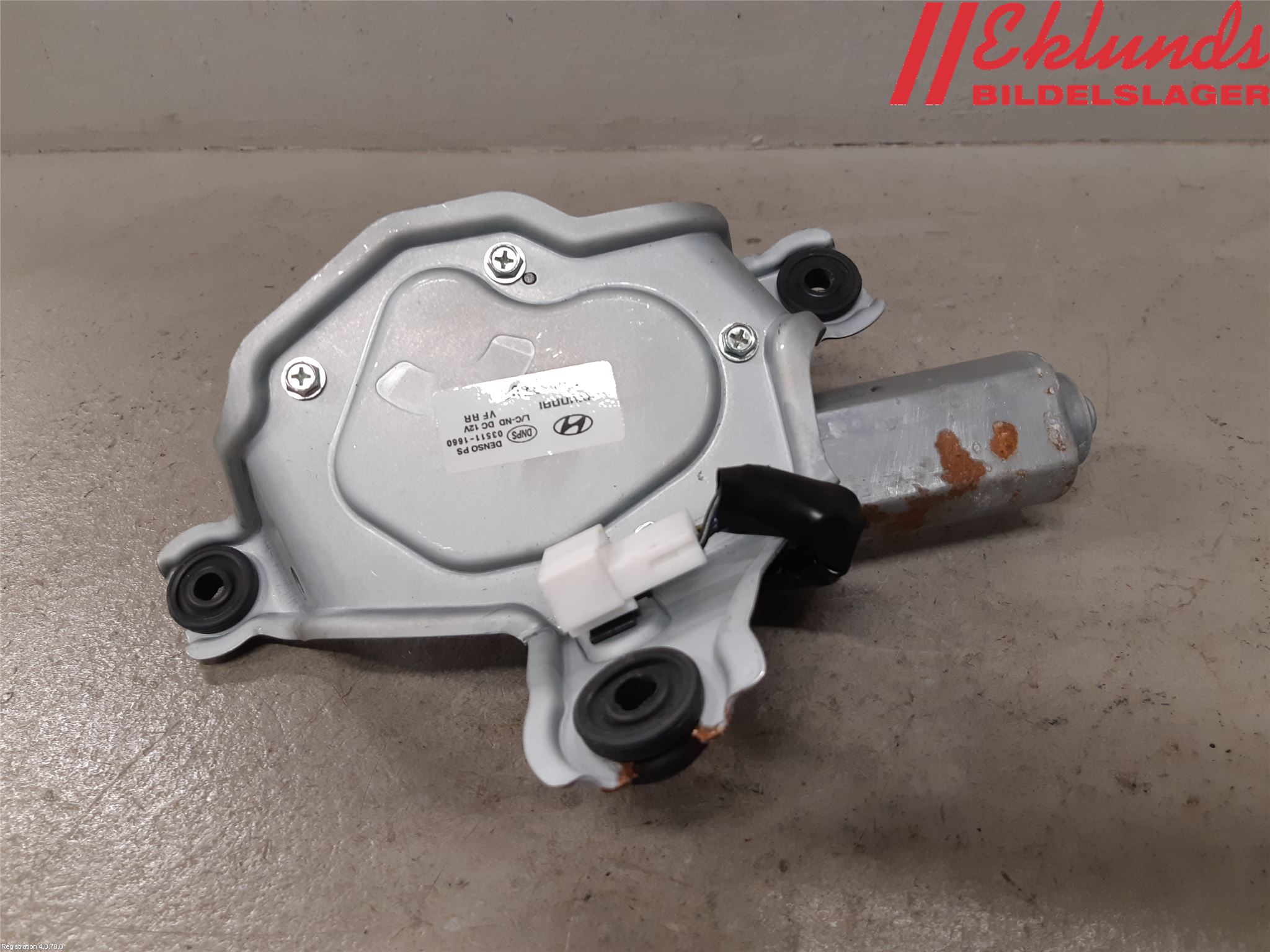 Hyundai i40 08-15 Torkarmotor Baklucka