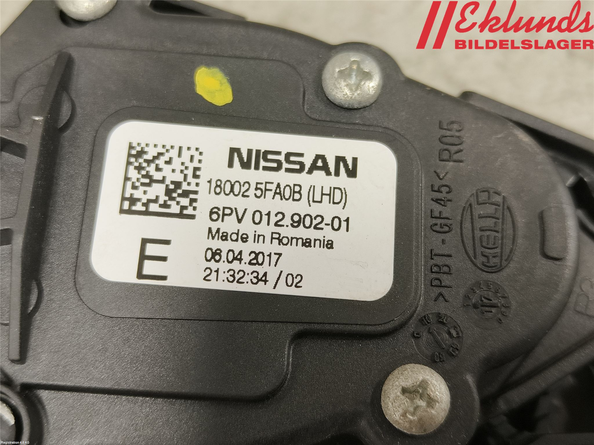 Nissan MICRA 17- Gaspedal