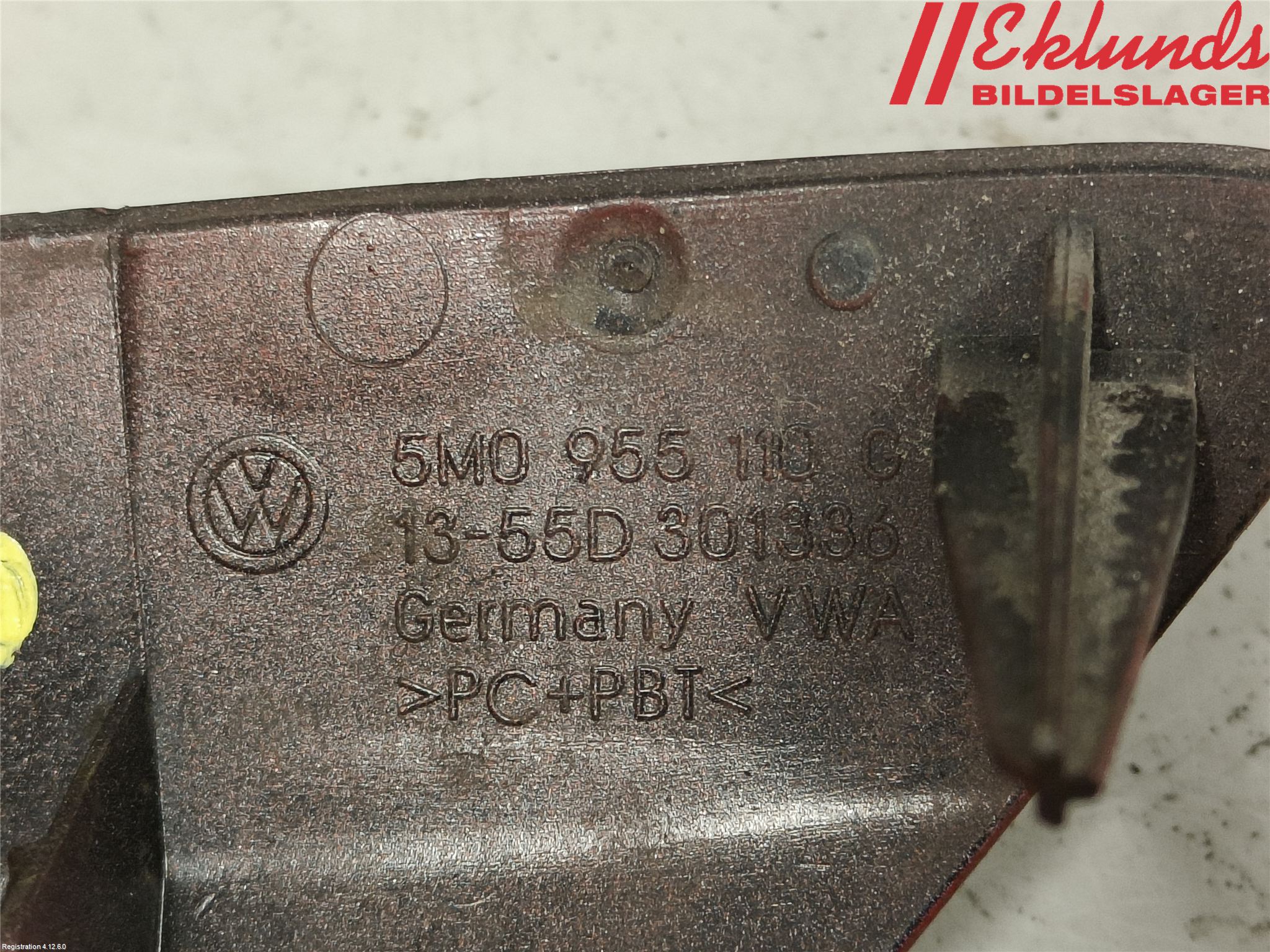 Volkswagen VW GOLF PLUS/CROSS GOLF 04-14 Stötfångarlist Fram