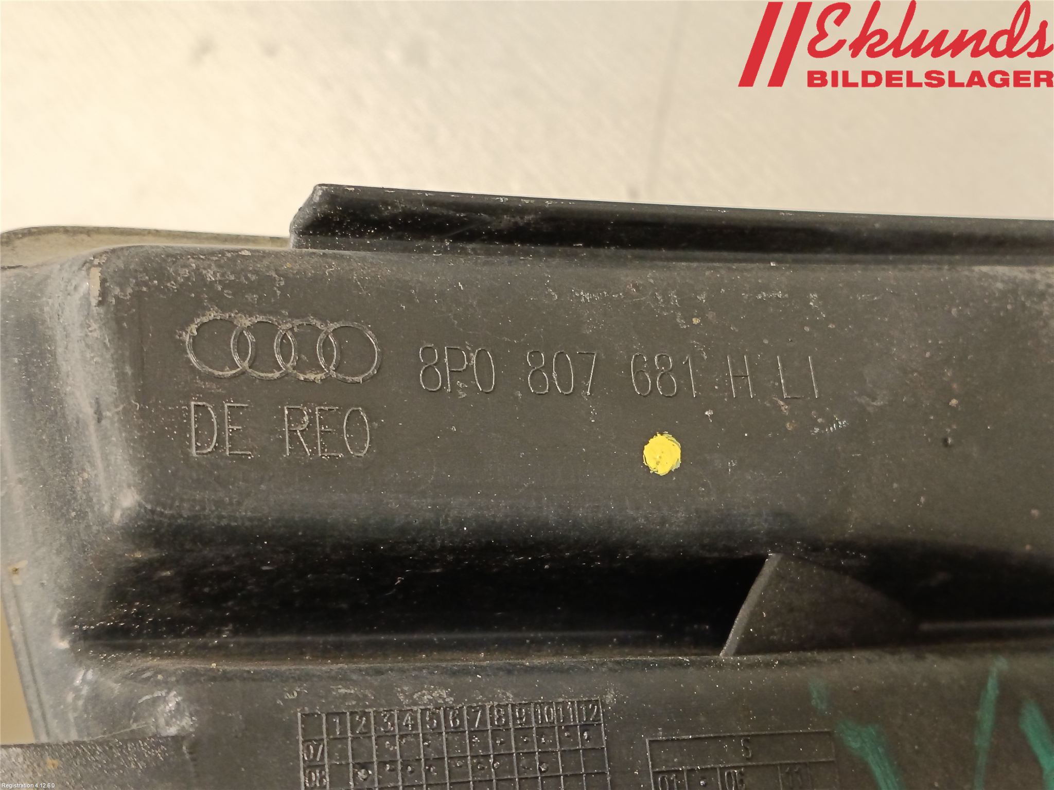 Audi A3/S3 05-13 Dimljussarg Fram