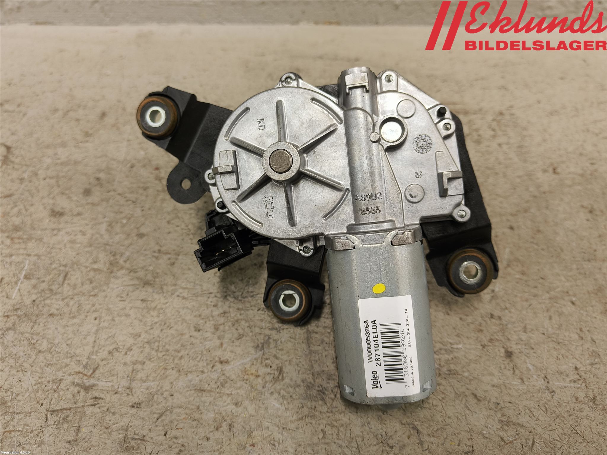 Nissan QASHQAI 14-17 Torkarmotor Baklucka
