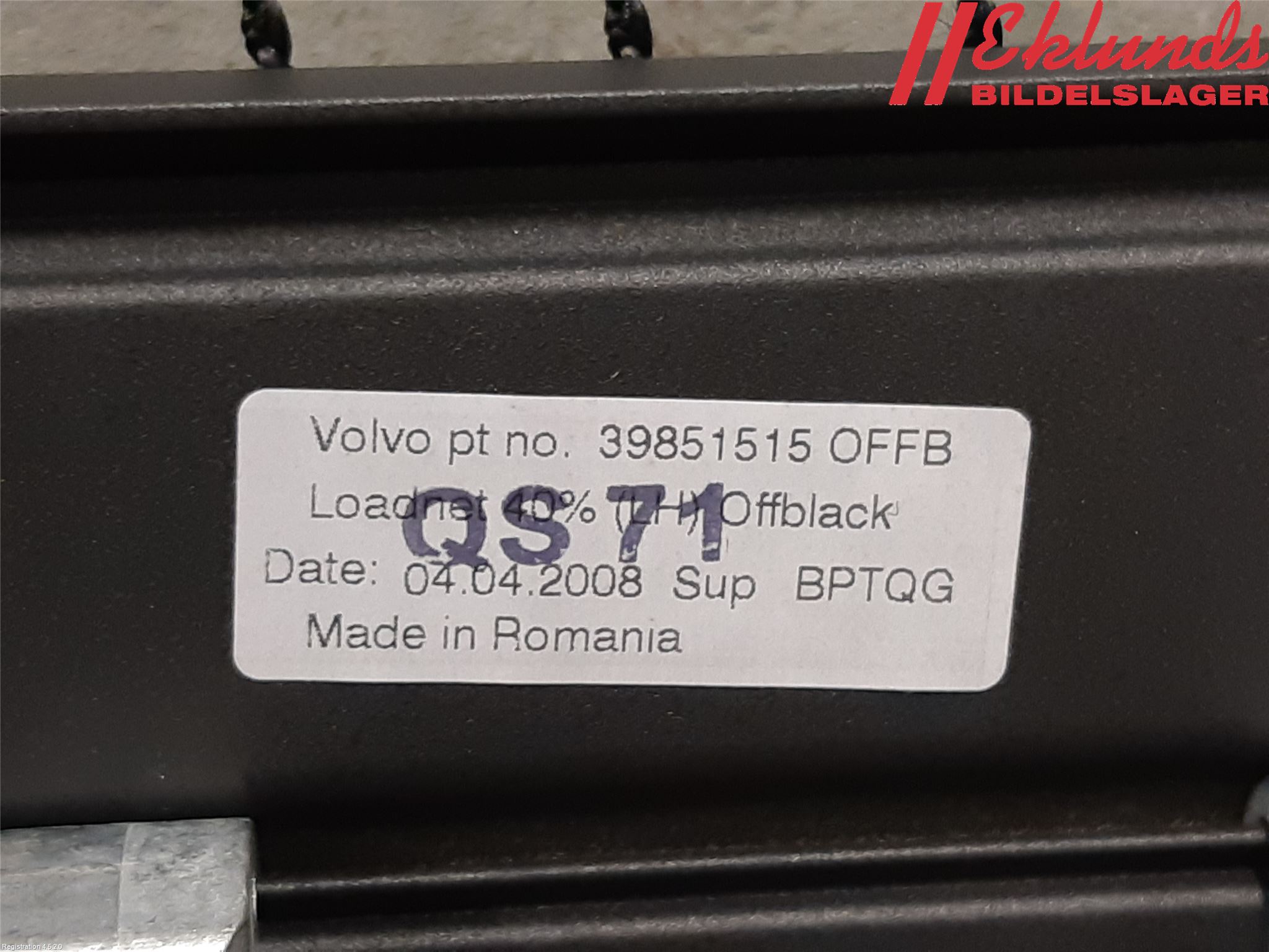 Volvo V70 08-13 Lastnät