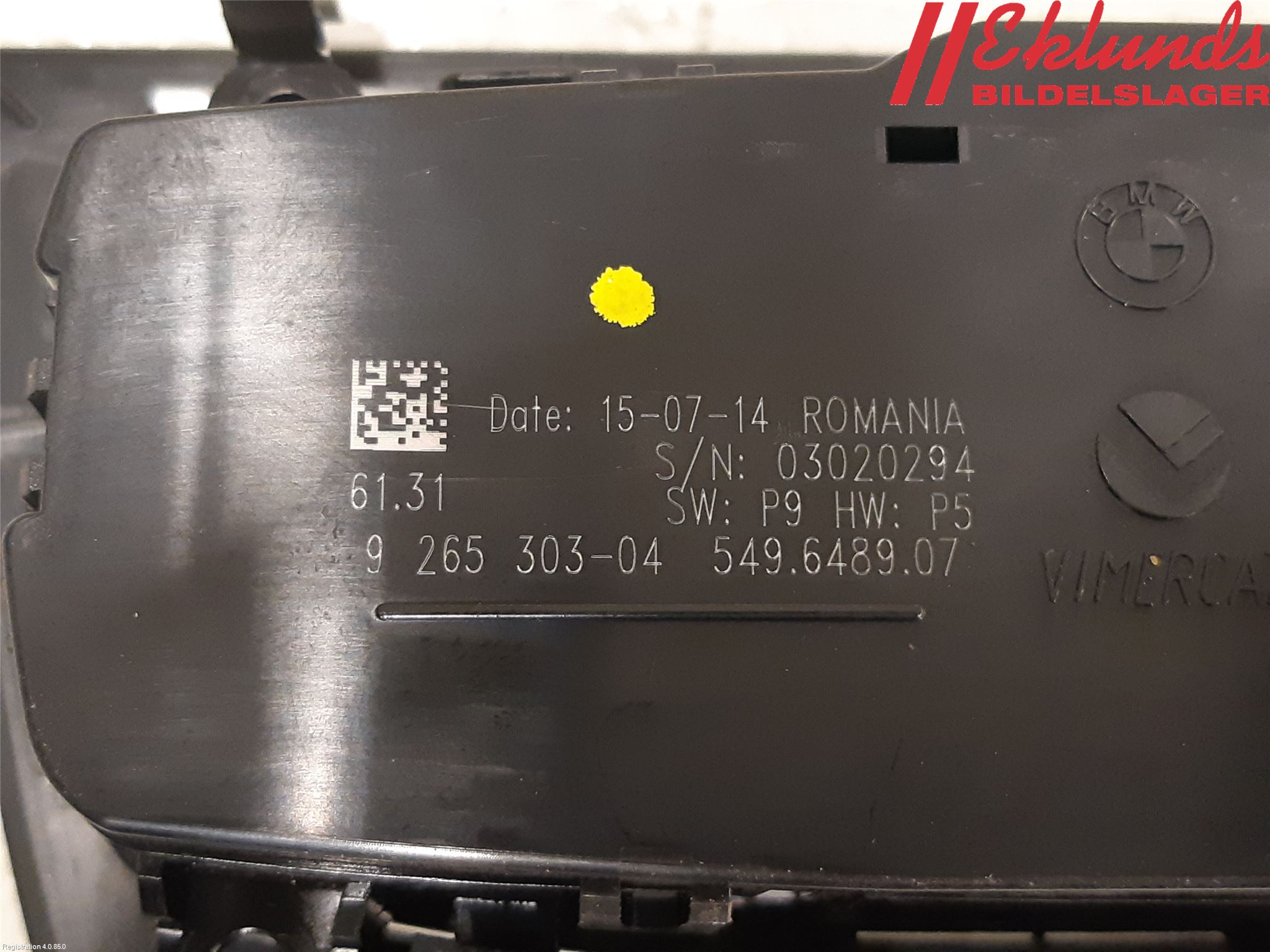 BMW 4 F32/F33/F82/F83 13-20 Strömställare Ljus