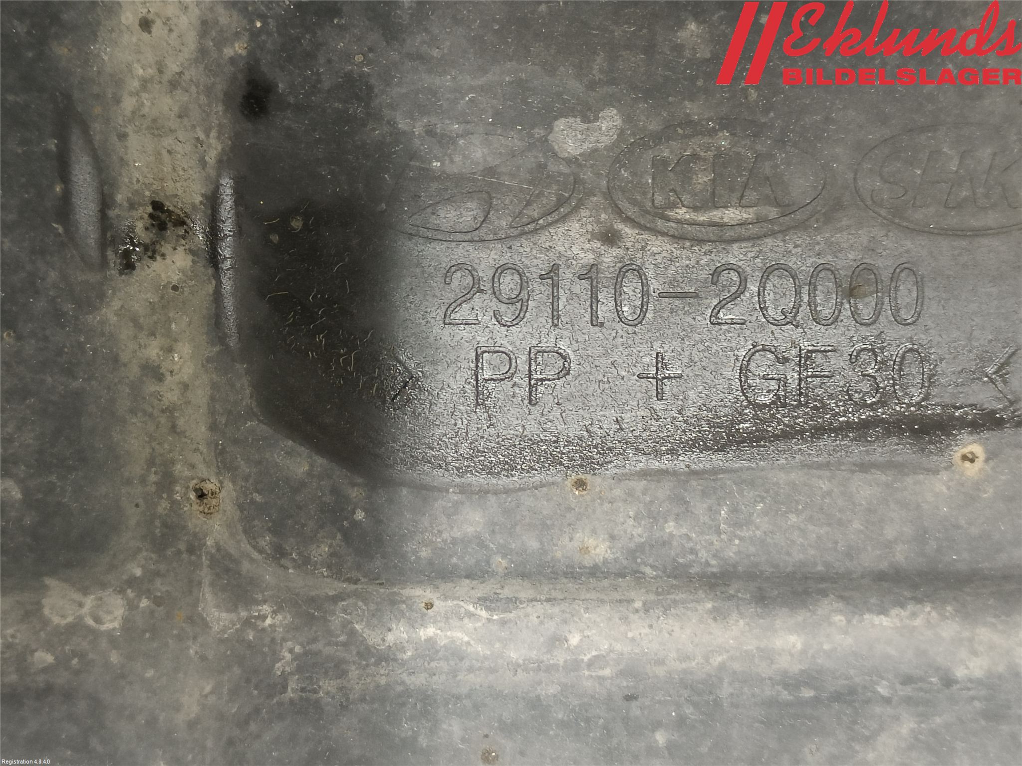 Kia CEED 06-12 Hasplåt Plåt-Plast