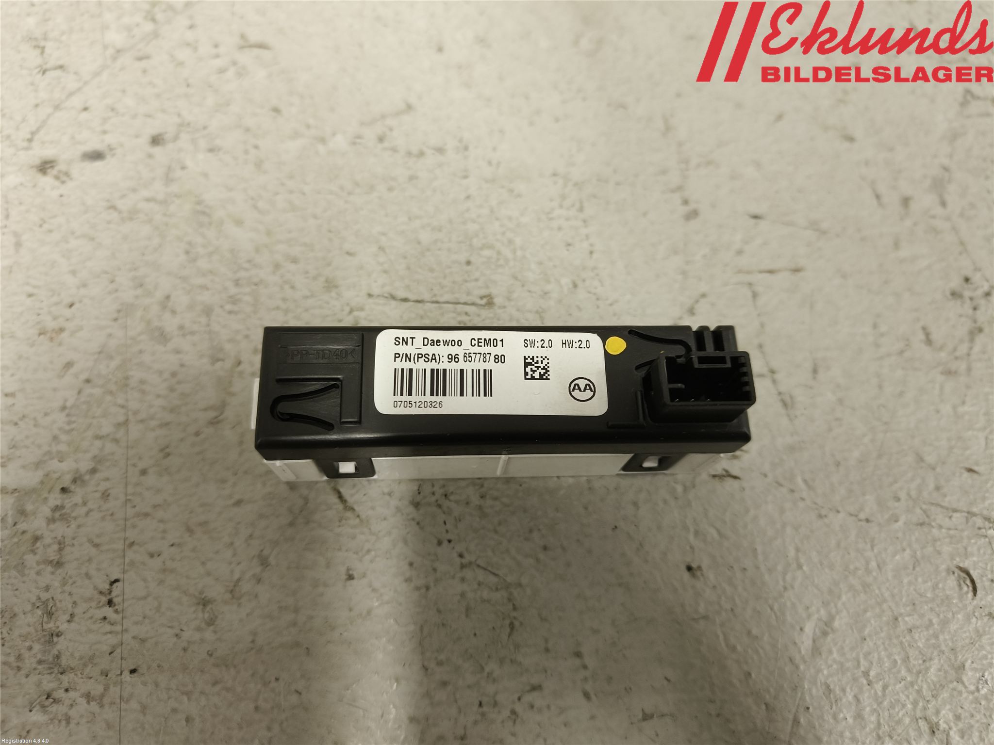 Citroen DS5 Kontrolldisplay