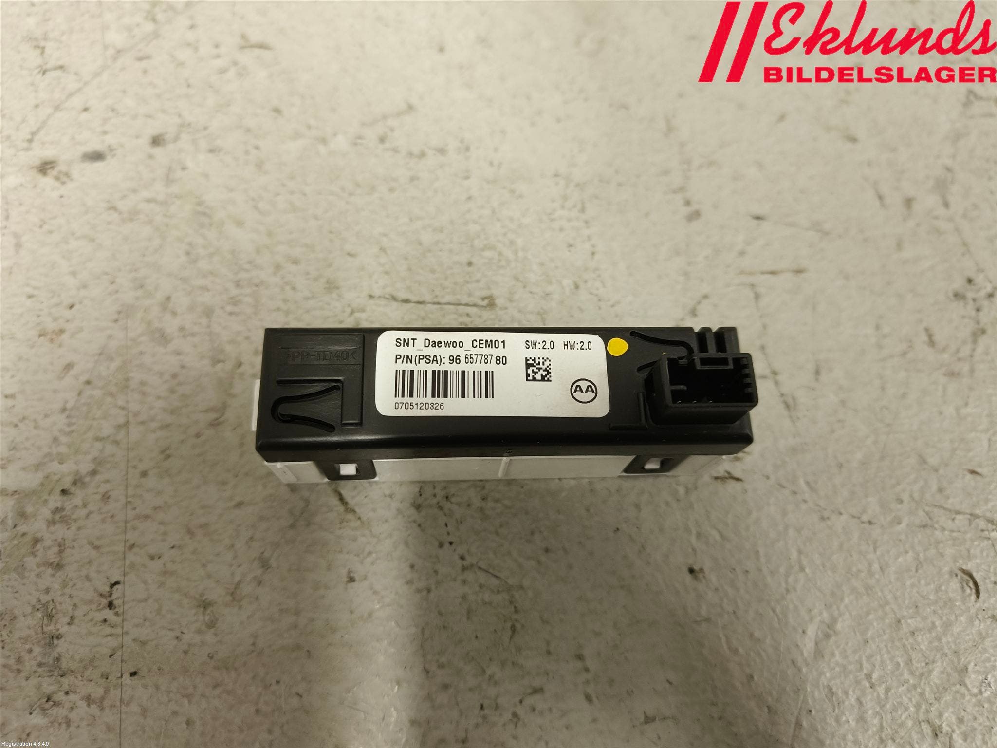 Citroen DS5 Kontrolldisplay