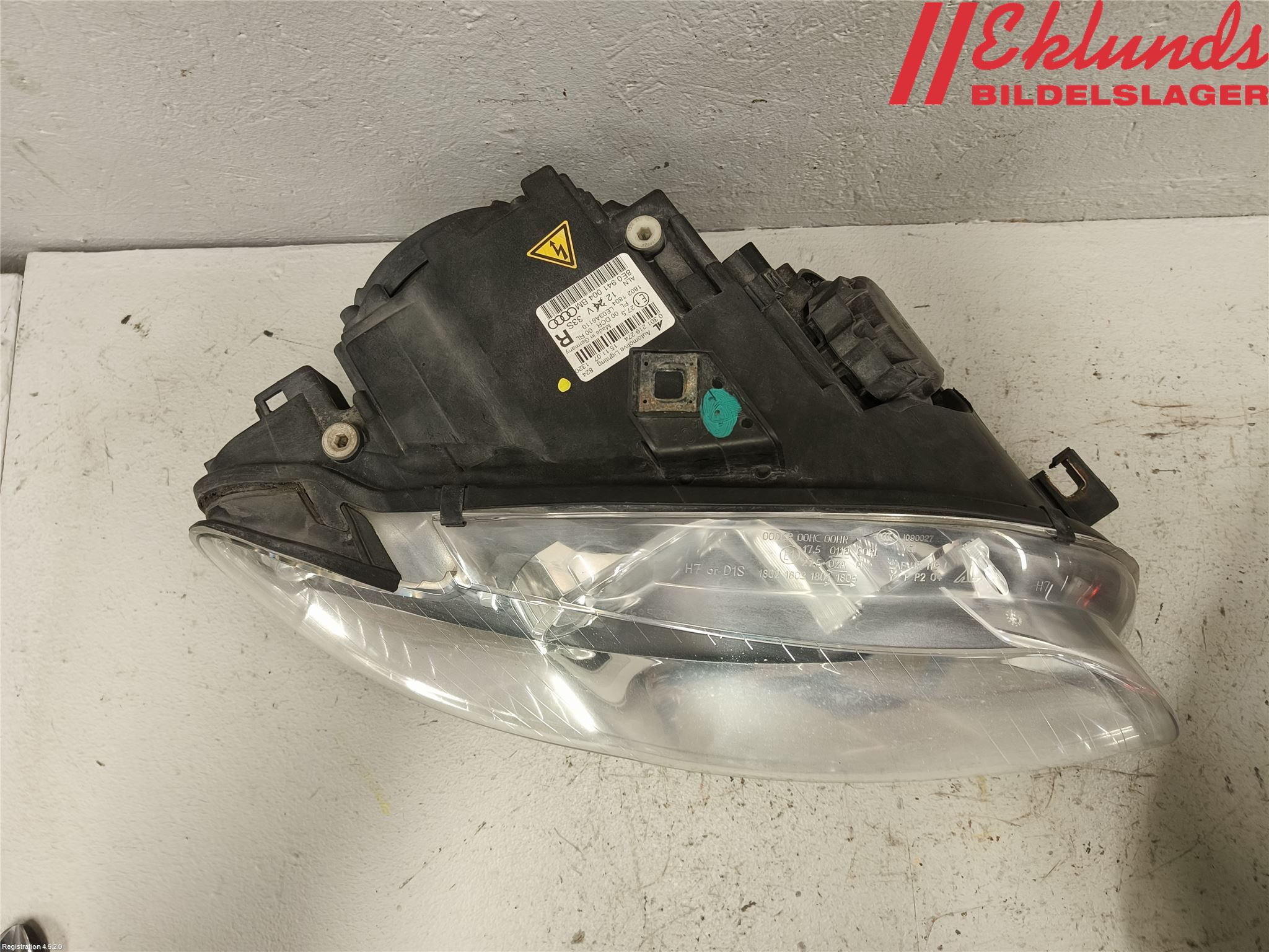 Audi A4/S4 05-07 Strålkastare Höger