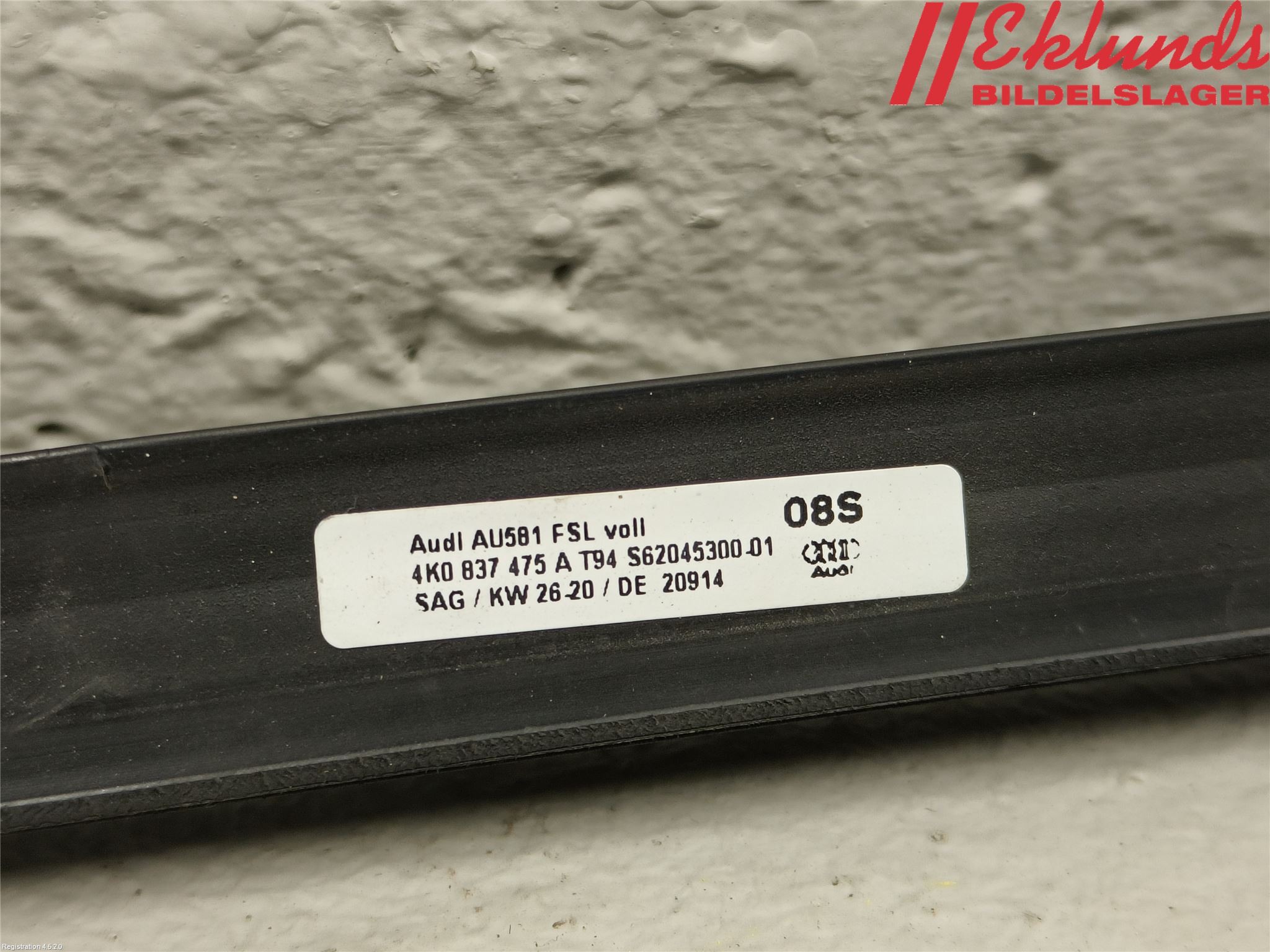 Audi A6 F2/C8 19- Dörr Dekorlist Fram Vä