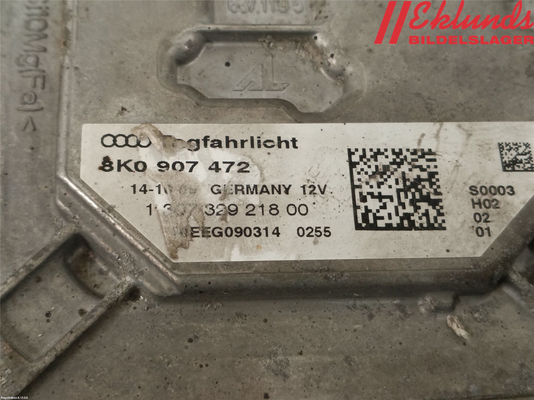 Audi A4 ALLROAD 09-16 Styrenhet Strålkastare