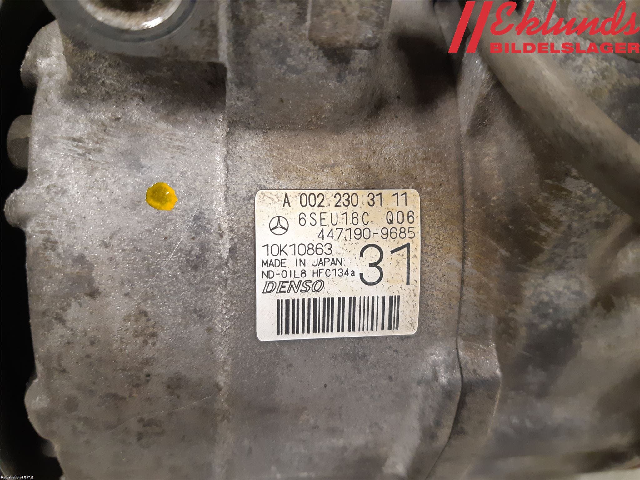 Mercedes-Benz MB E-KLASS COUPÈ/CAB(C207) 09-17 Ac Kompressor