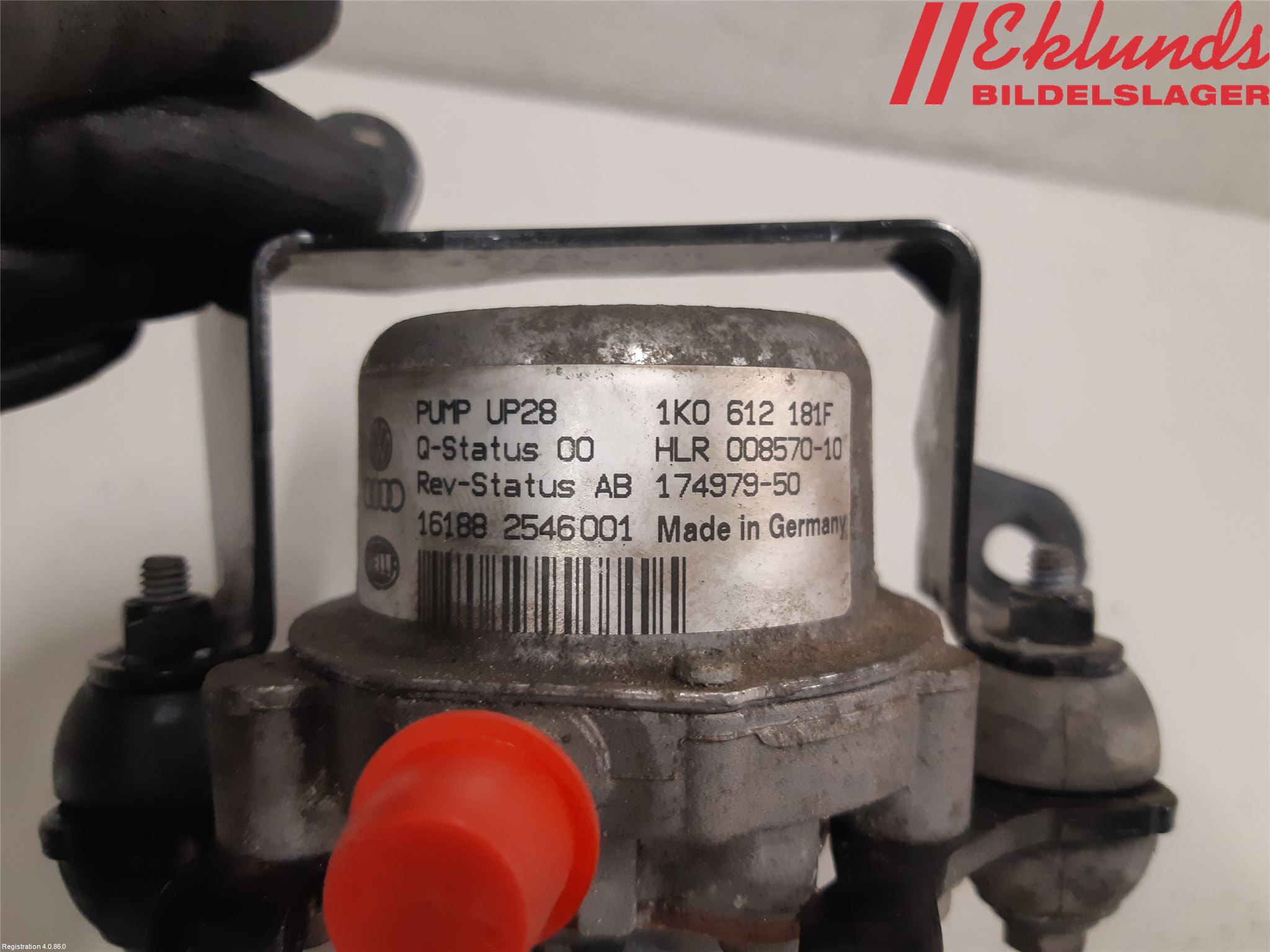 Audi A3/S3 8V 13-20 Vakuumpump