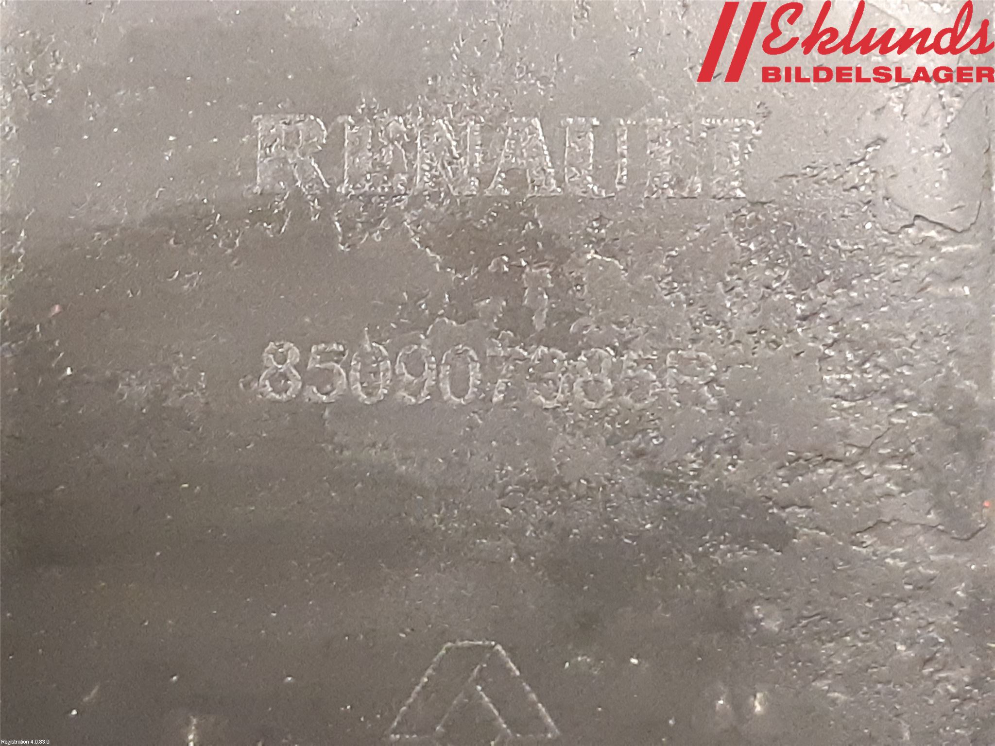 Renault CAPTUR 13-19 Stötfångare Deformelement Bak