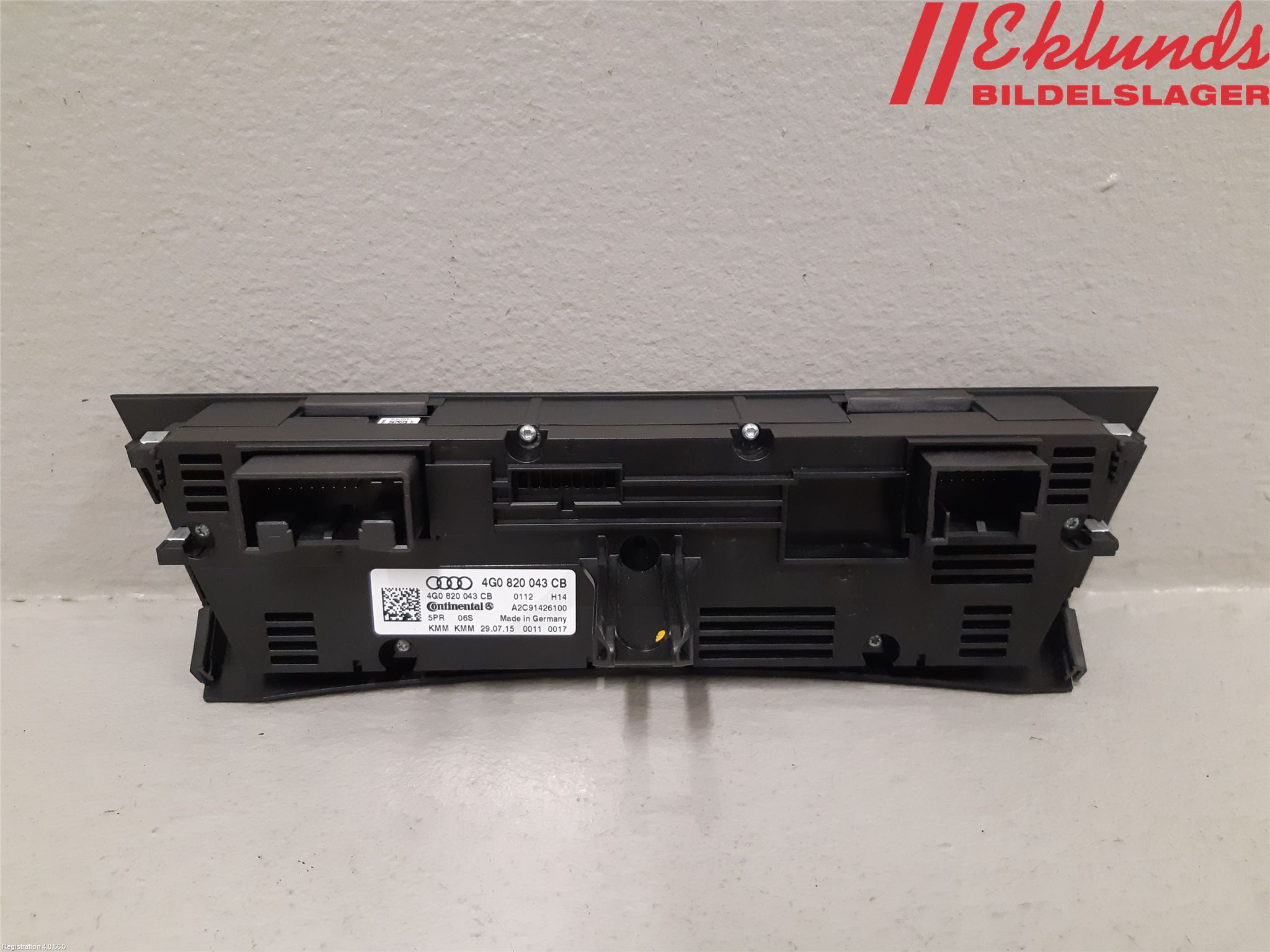 Audi A6/S6 4G 11-18 Ac Styrenhet Ac Manöveren