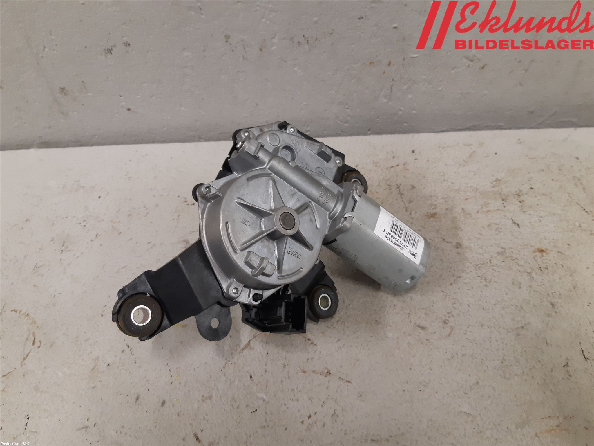 Renault CLIO IV 12-16 Torkarmotor Baklucka