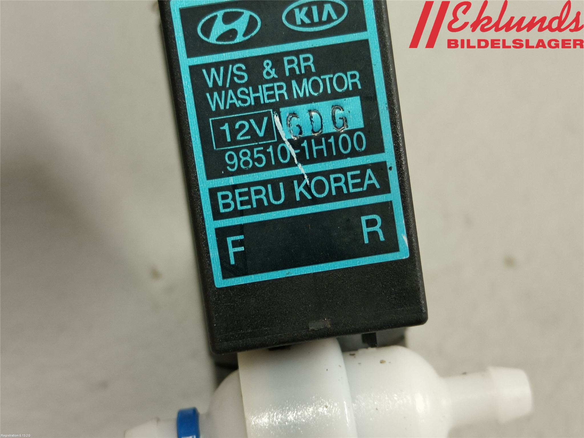 Kia CEED 06-12 Spolarpump Vindruta