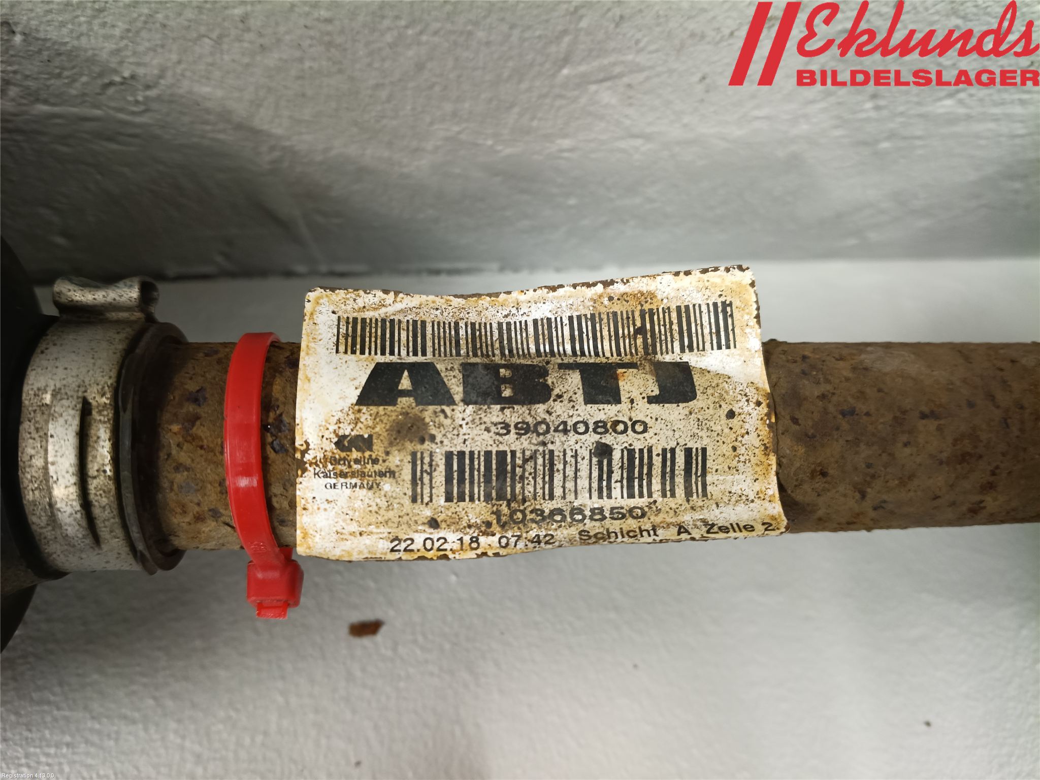 Opel ASTRA K 16-22 Drivaxel Fram Vänster