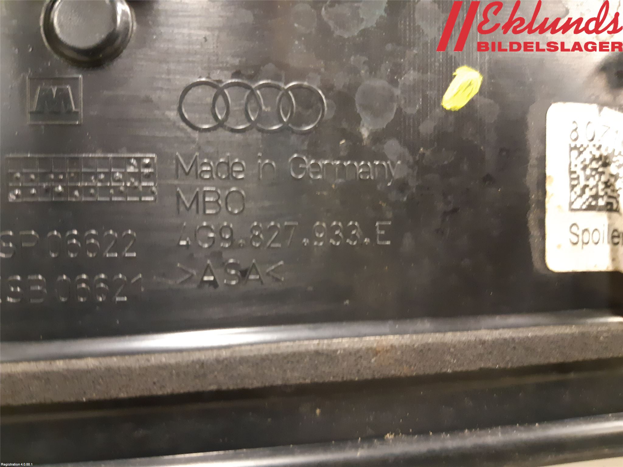 Audi A6/S6 4G 11-18 Spoiler Baklucka