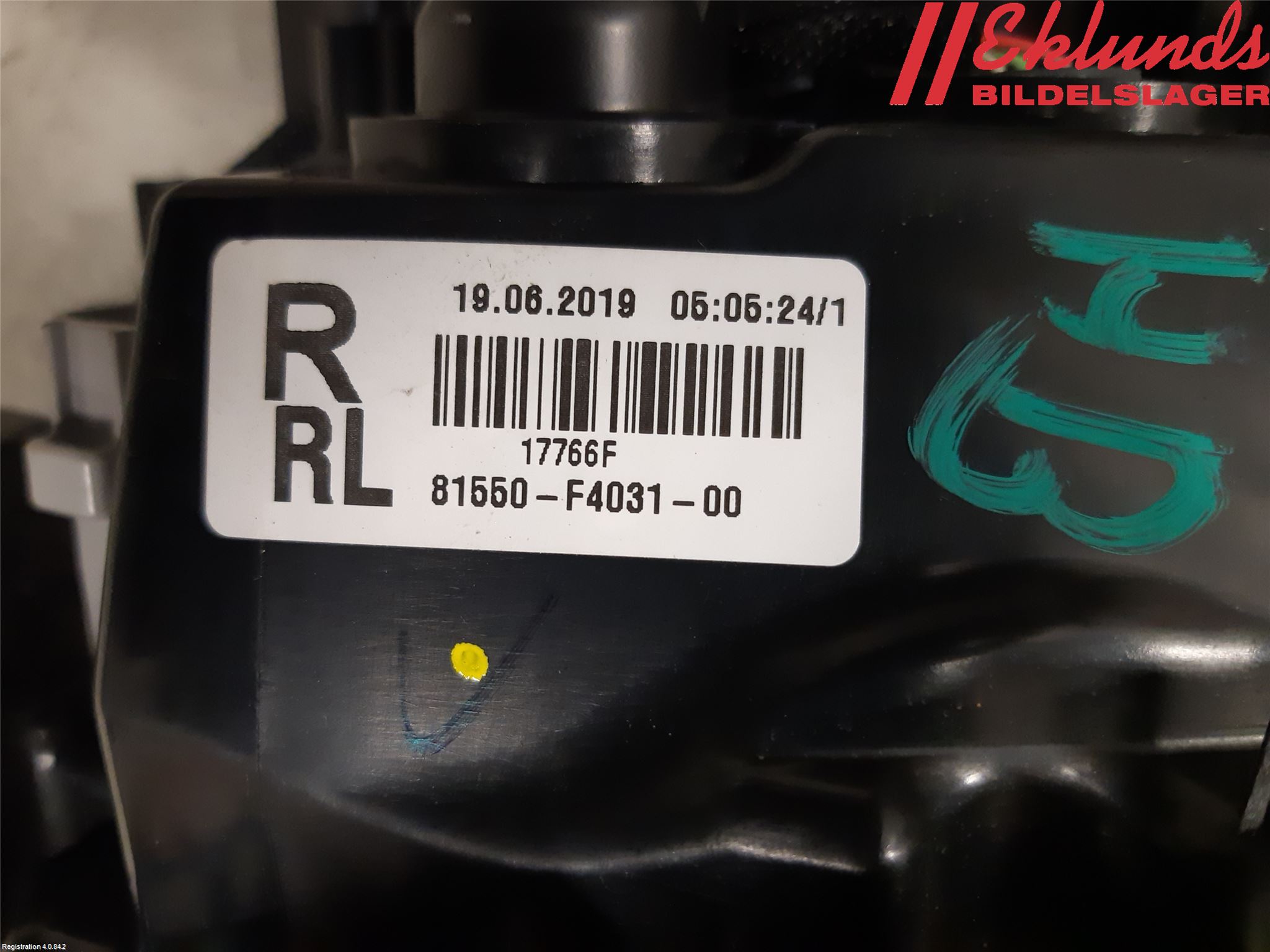 Toyota C-HR 16-23 Bakljus Höger