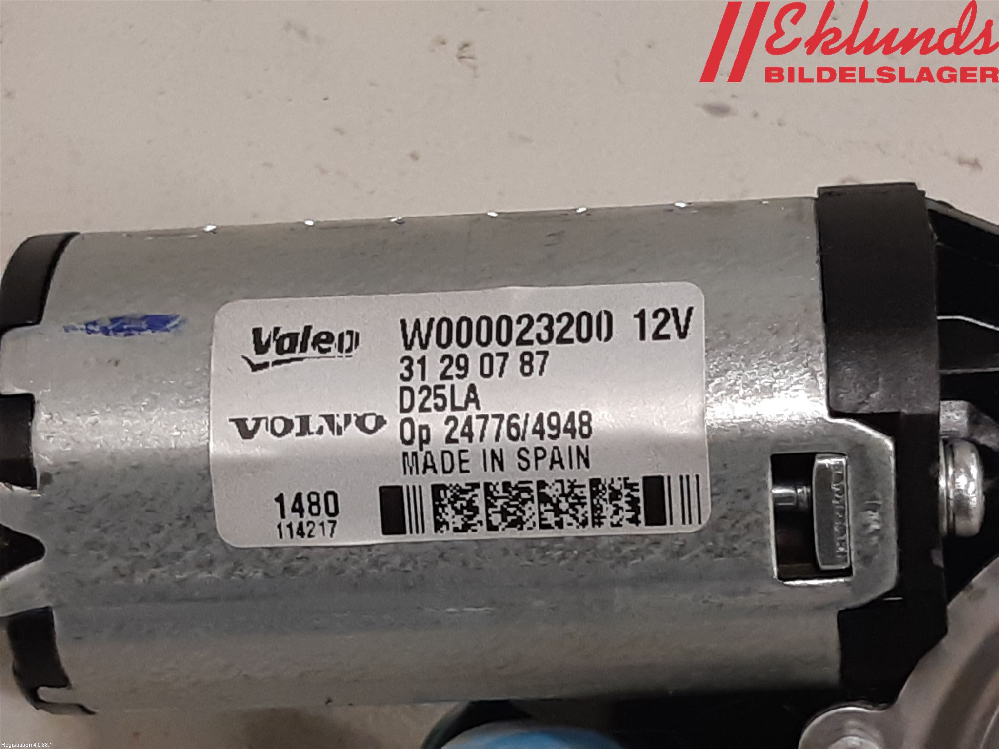 Volvo V70 08-13 Torkarmotor Baklucka