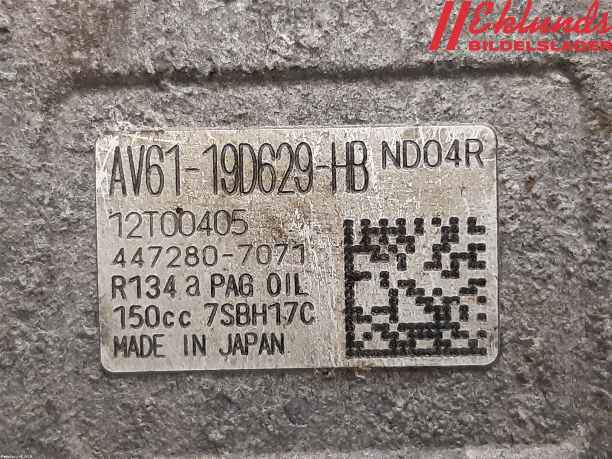 Ford TRANSIT/TOURNEO CONNECT 13-22 Ac Kompressor