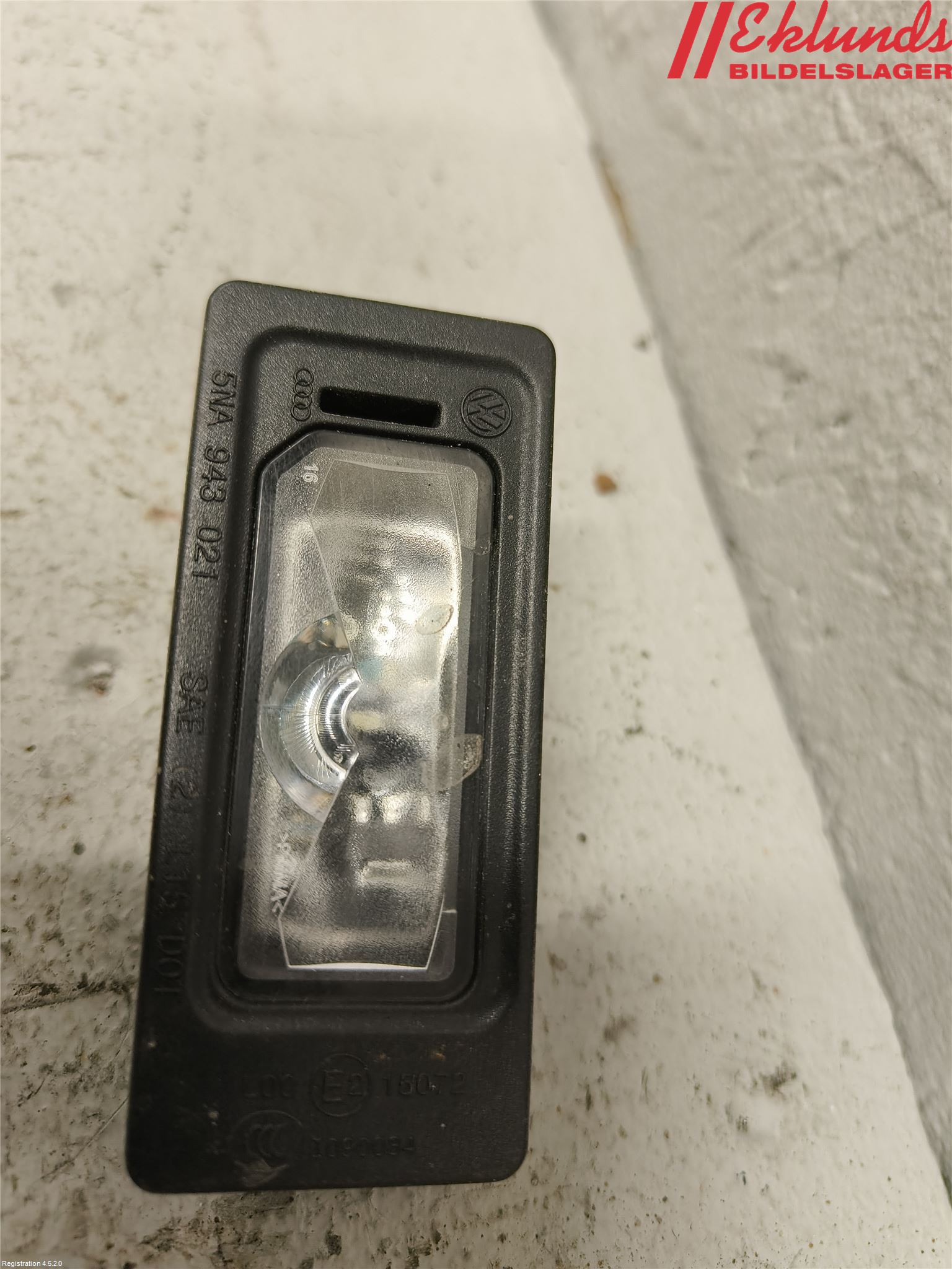 Volkswagen VW CADDY 16-20 Skylt Belysning