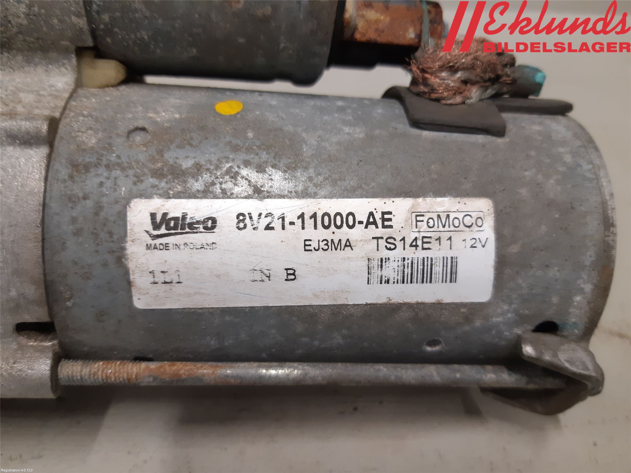 Ford FIESTA 09-12 Startmotor Diesel