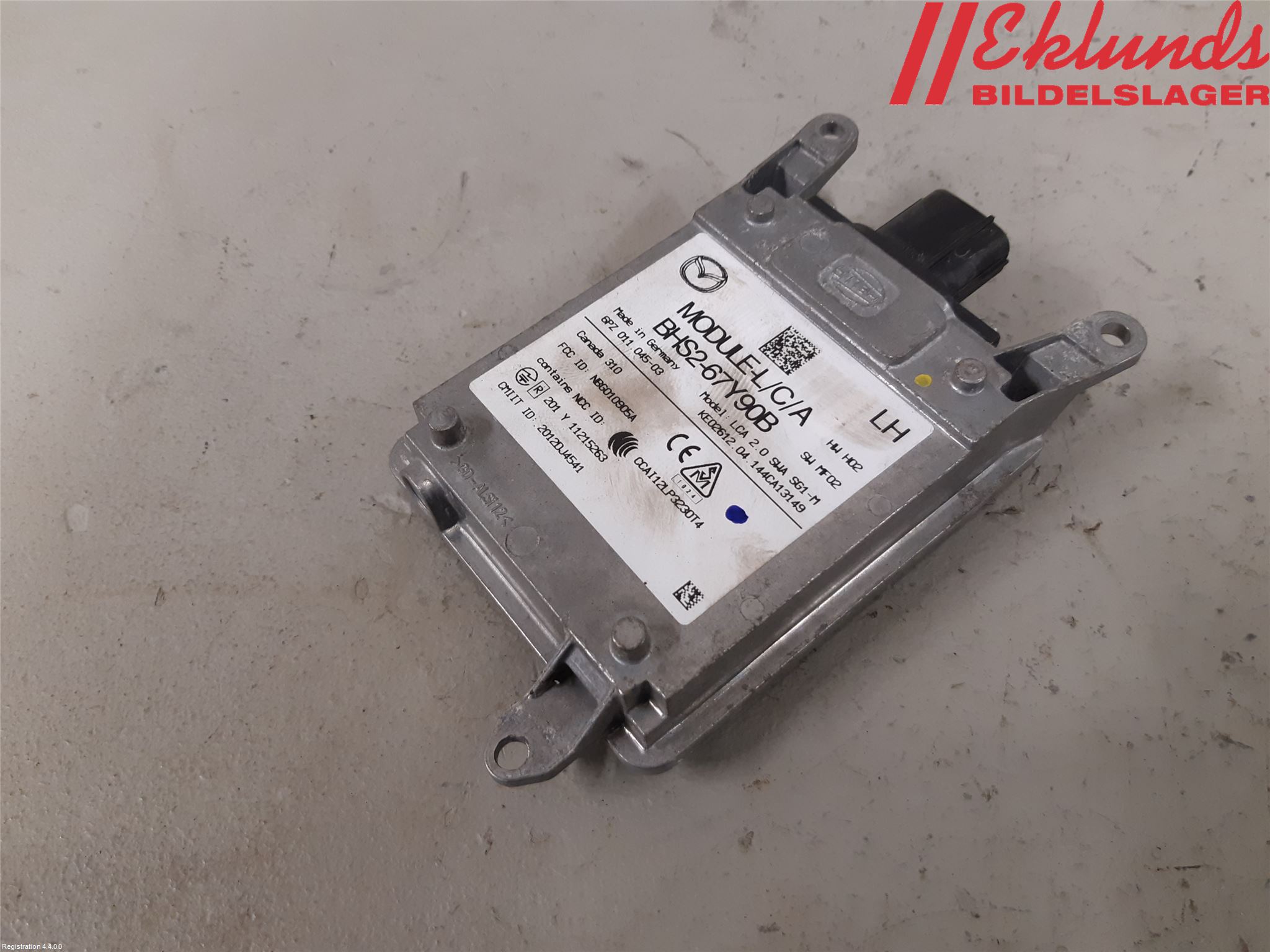 Mazda 3 III 14-19 Sensor Aktivt Kollisionsskydd