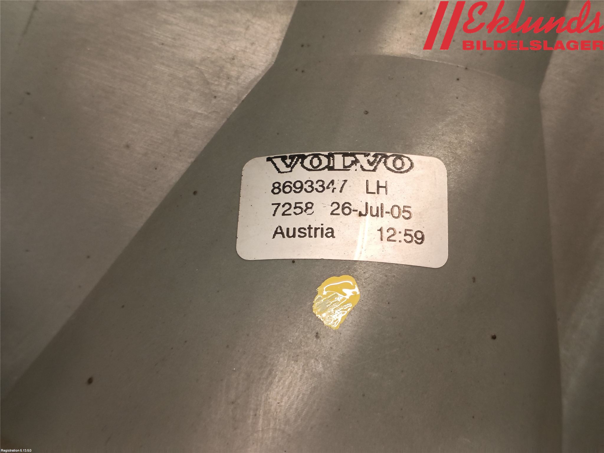 Volvo V70 05-08 Dimljus-Varselljus Fram