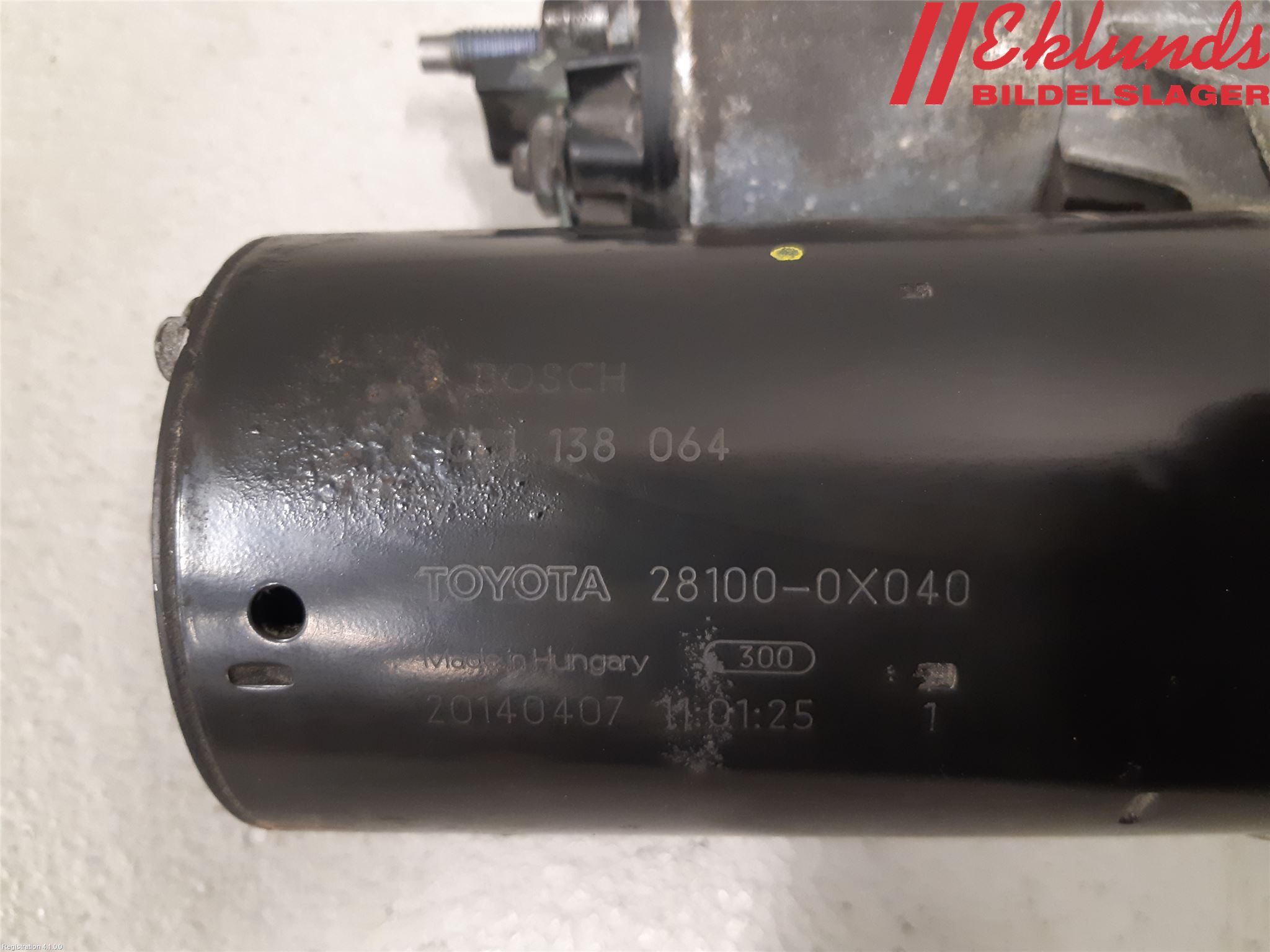 Toyota VERSO 09-18 Startmotor Diesel