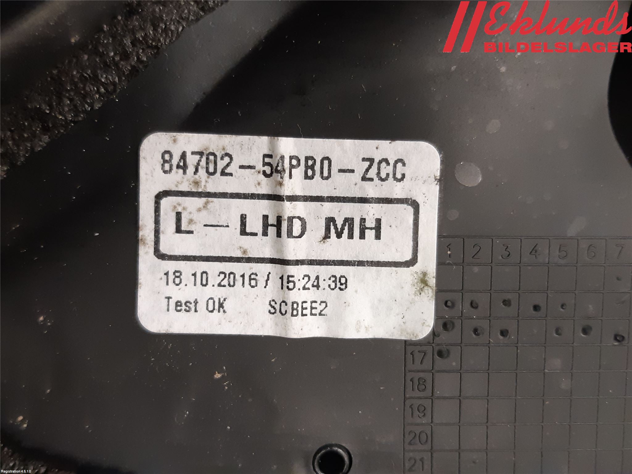 Suzuki VITARA 15- Spegel Yttre El Vä