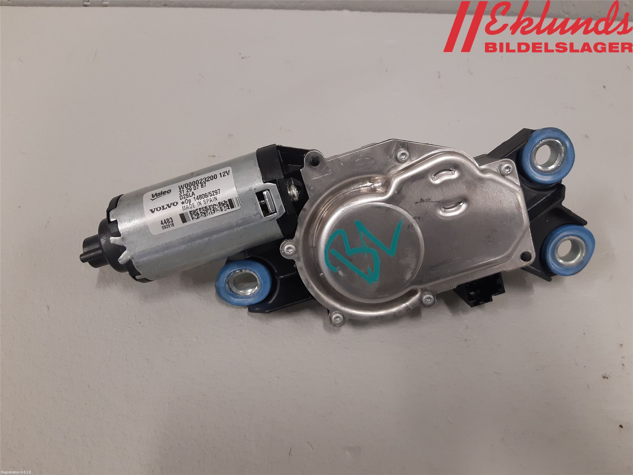 Volvo XC60 14-17 Torkarmotor Baklucka